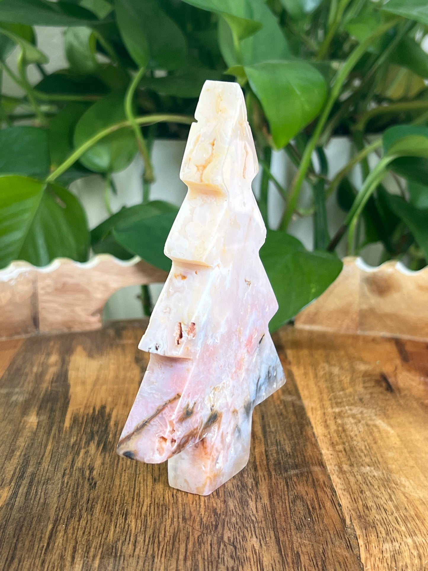 Rainbow Plume Agate Tree: DA