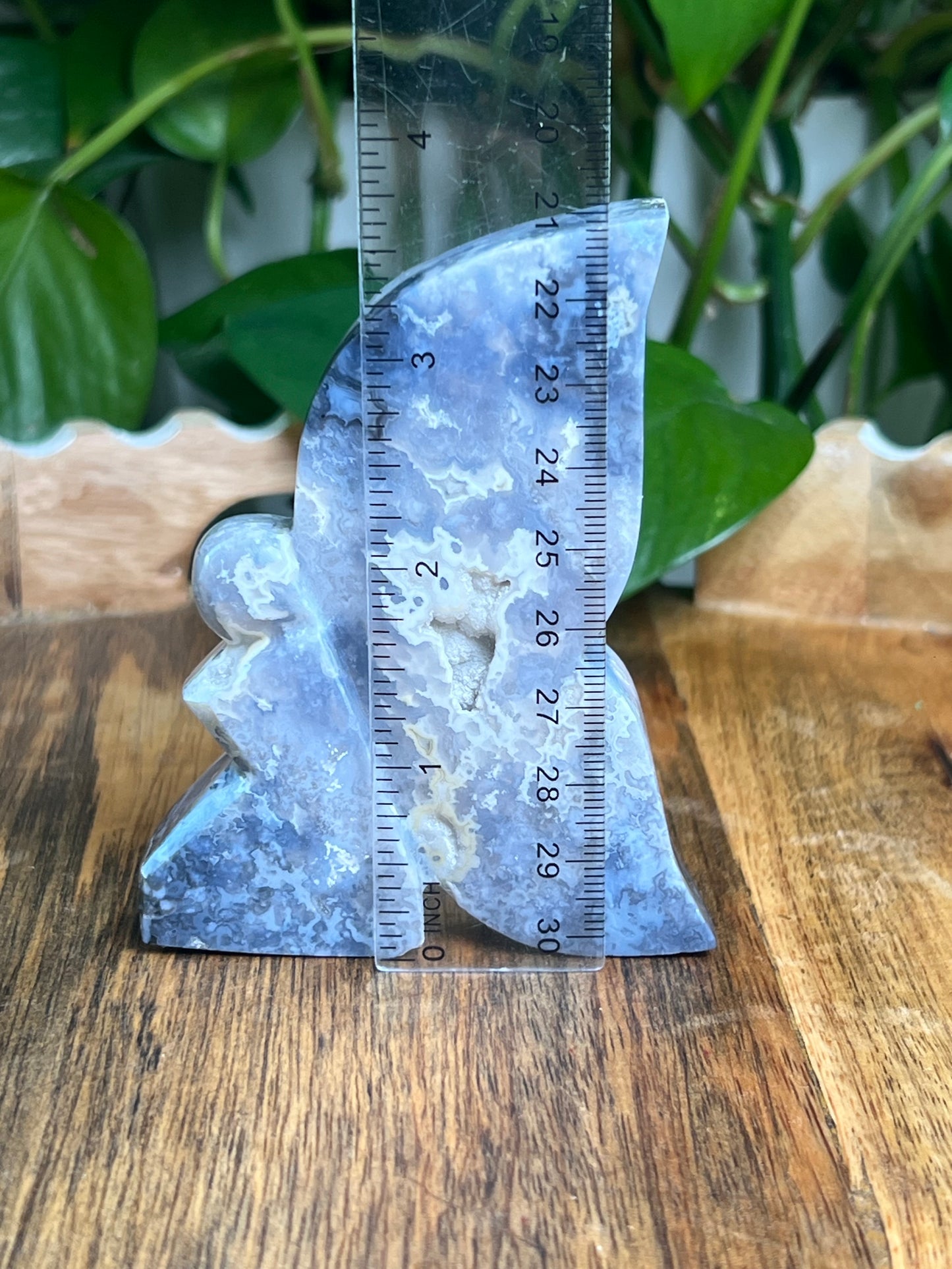 Blue Plume Agate Fairy: KB
