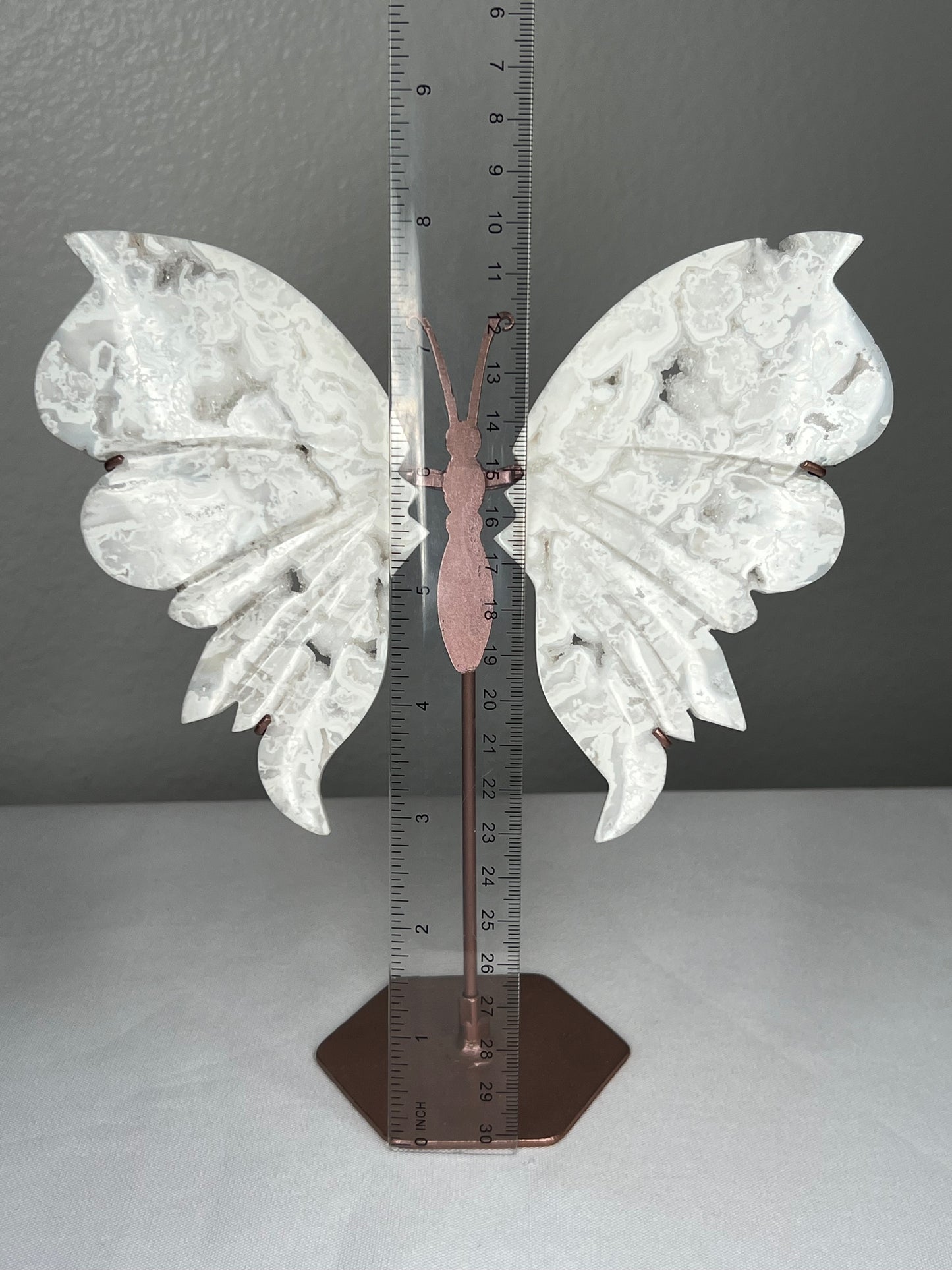 White Plume Agate Wings
