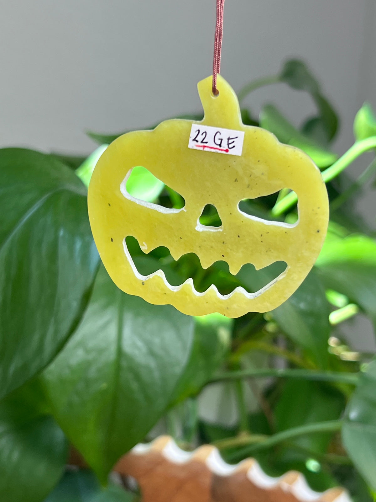 Idocrase Jack-O-Lantern Ornaments