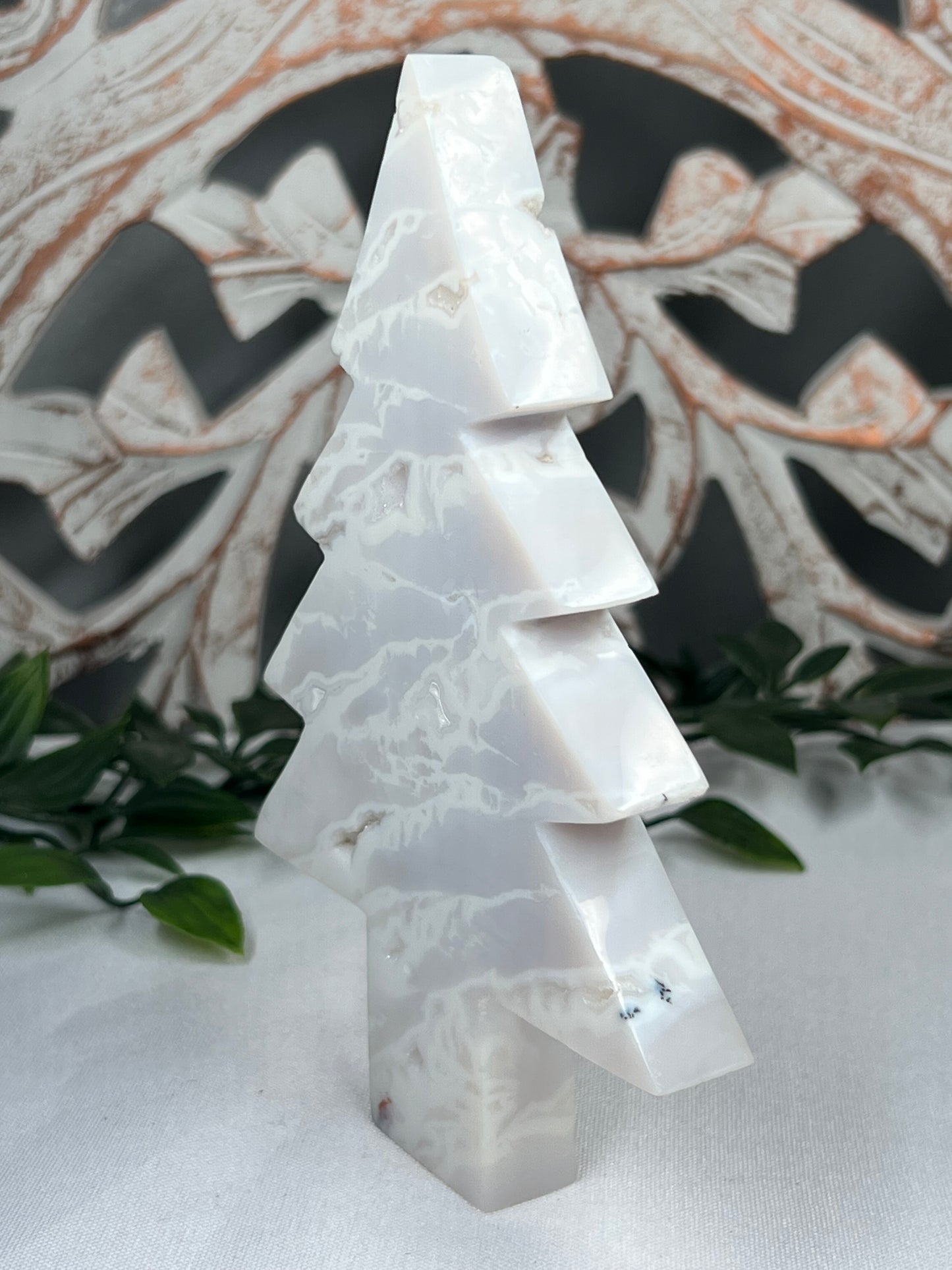 White Plume Agate Tree