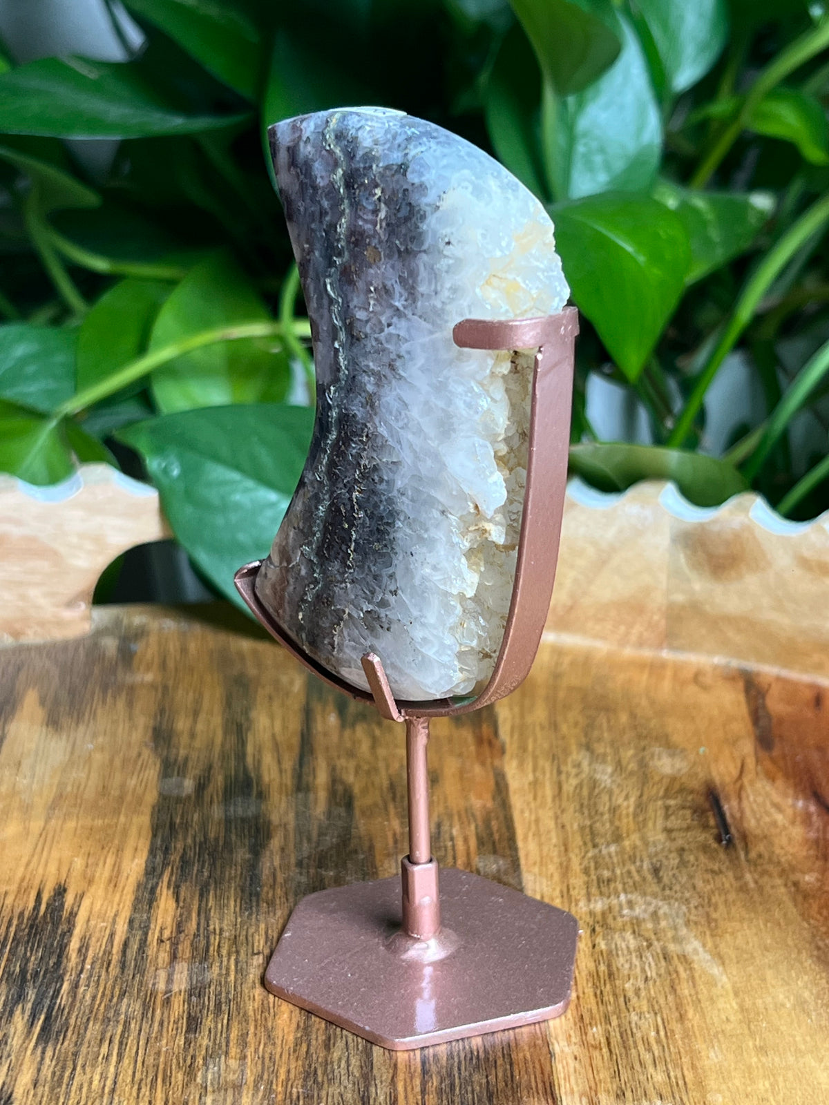 Amethyst Agate Moon: RK