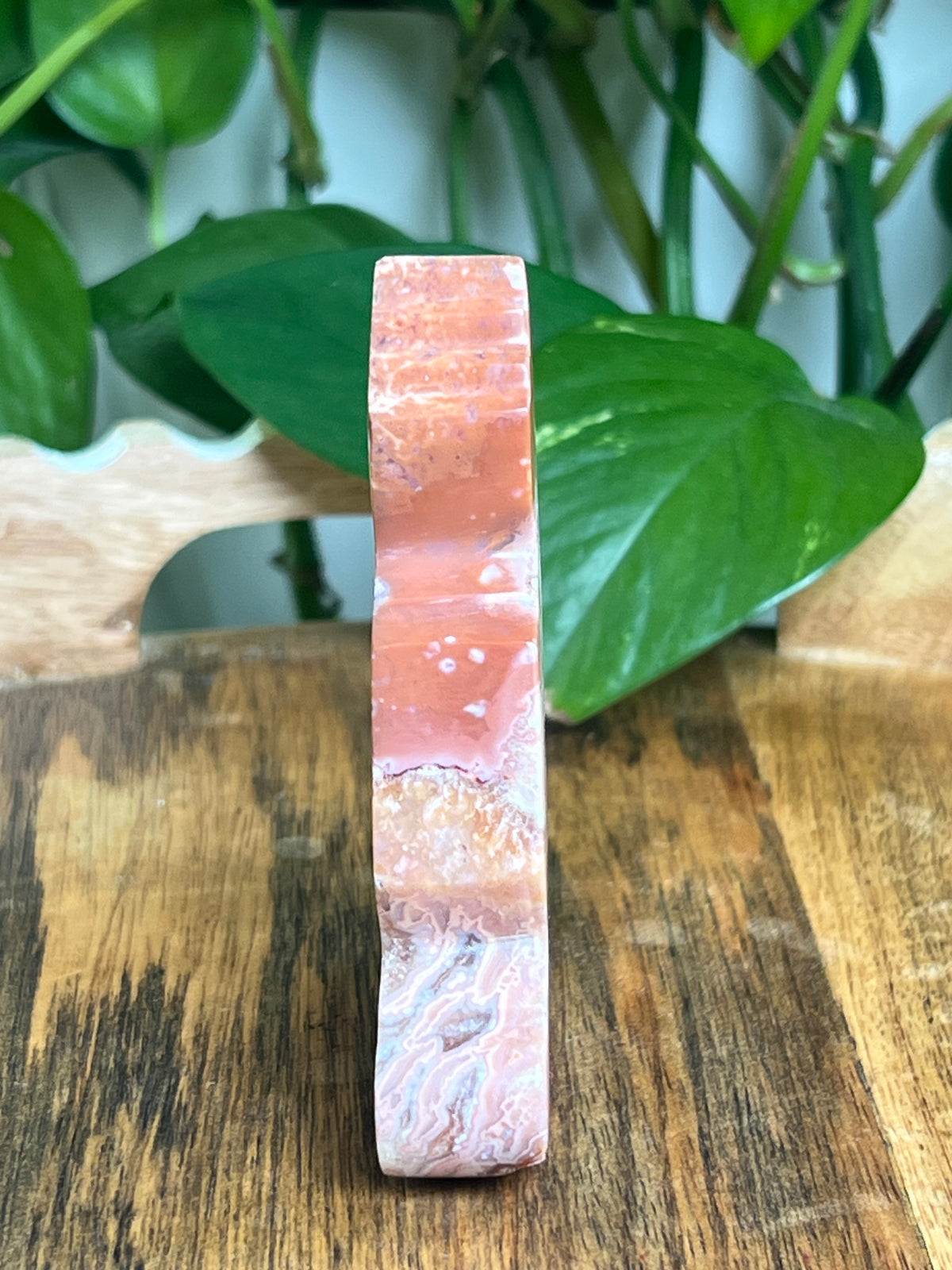 Pink Carnelian Buddha: CK