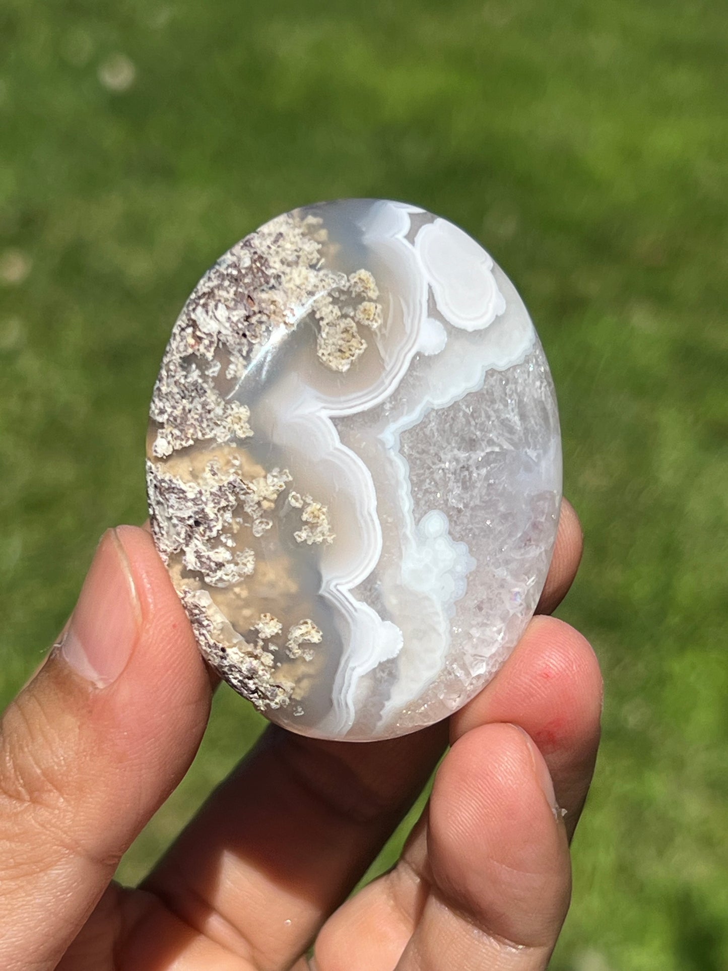 Scenic Moss Agate Palmstone BA