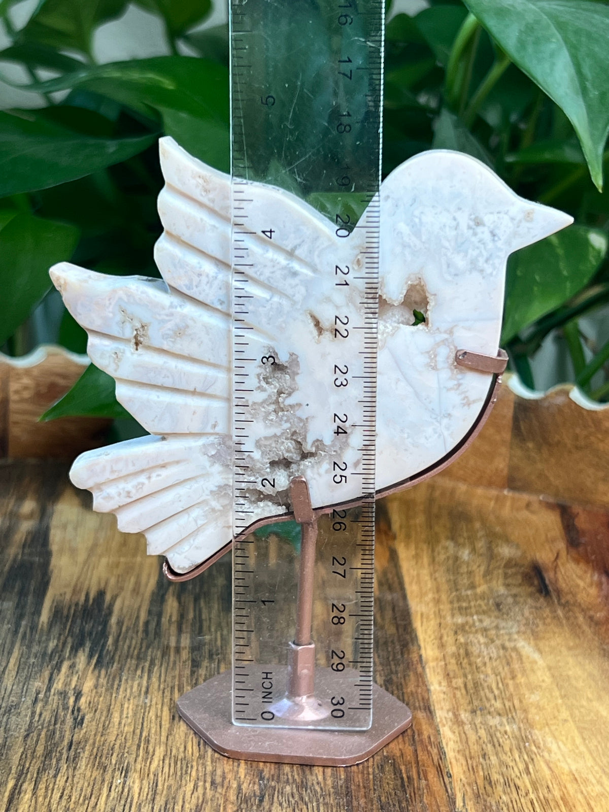 Pink Carnelian Bird: AA