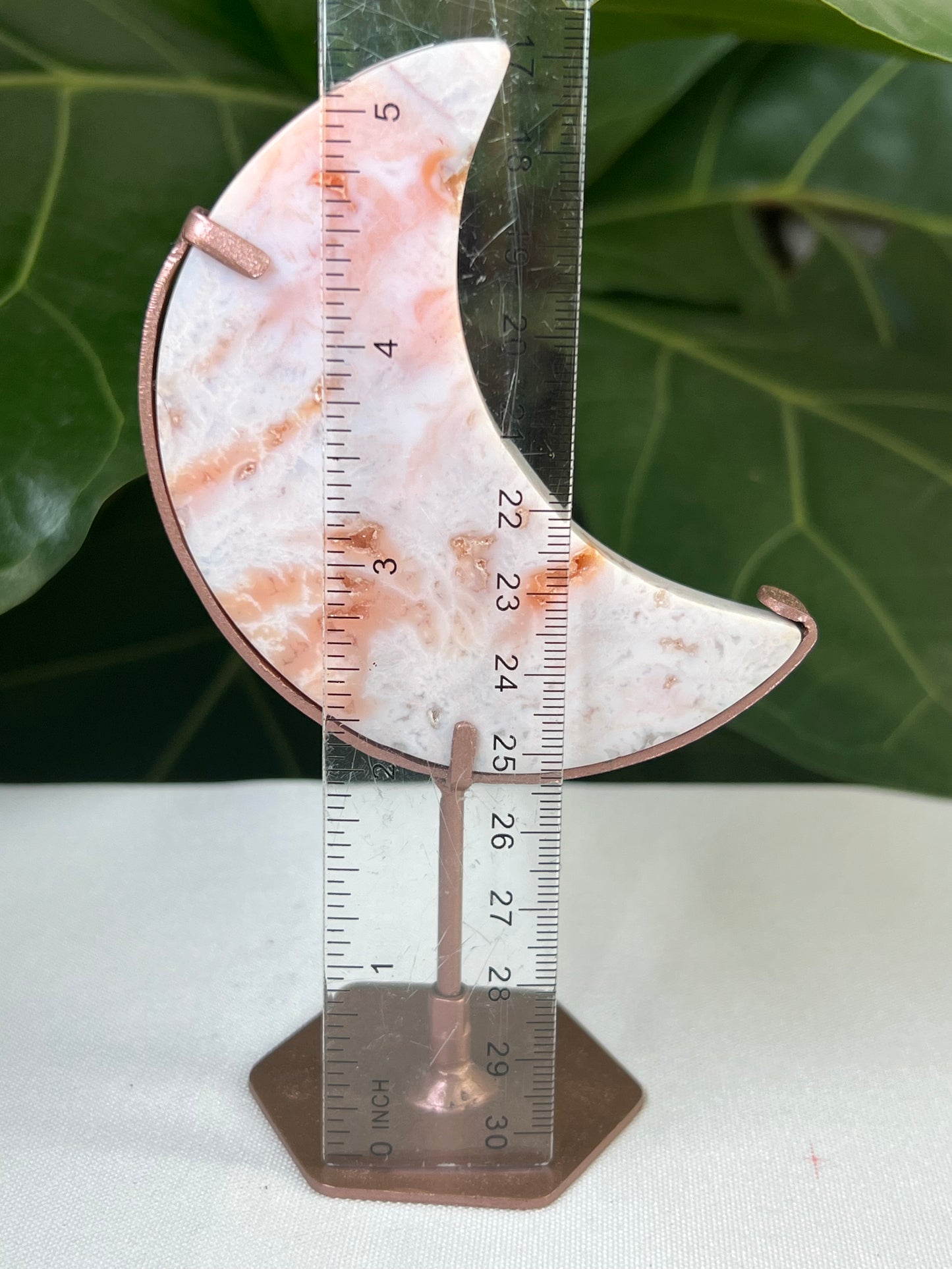 Pink Carnelian Moon