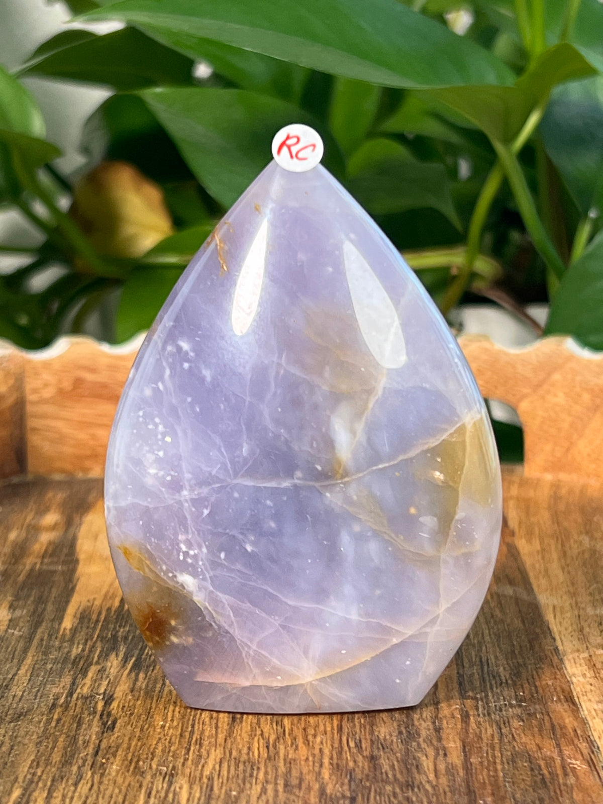 Purple Chalcedony Flames