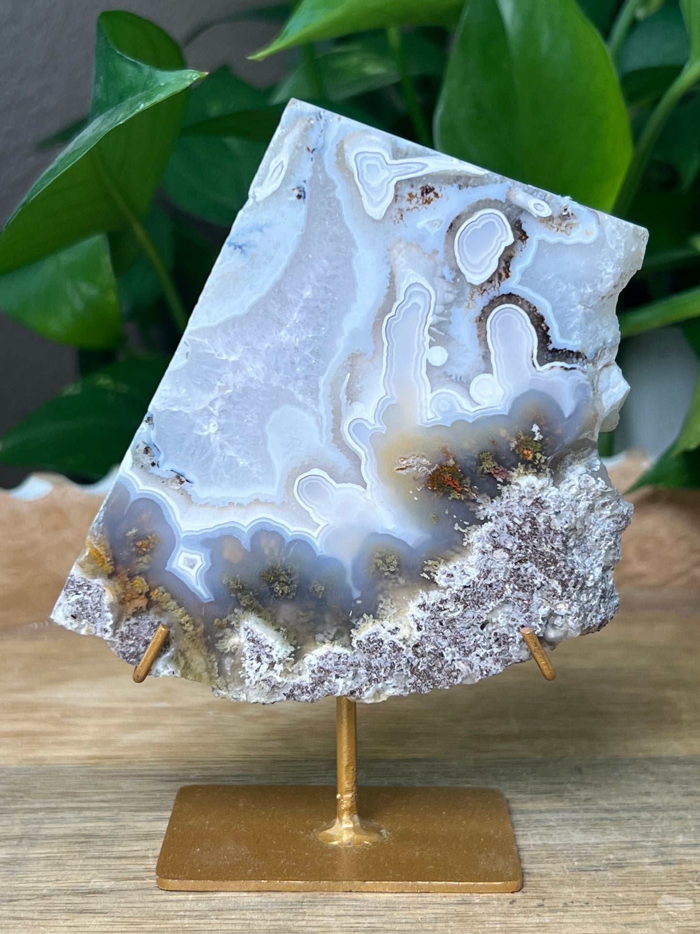 Scenic Moss Agate Slab