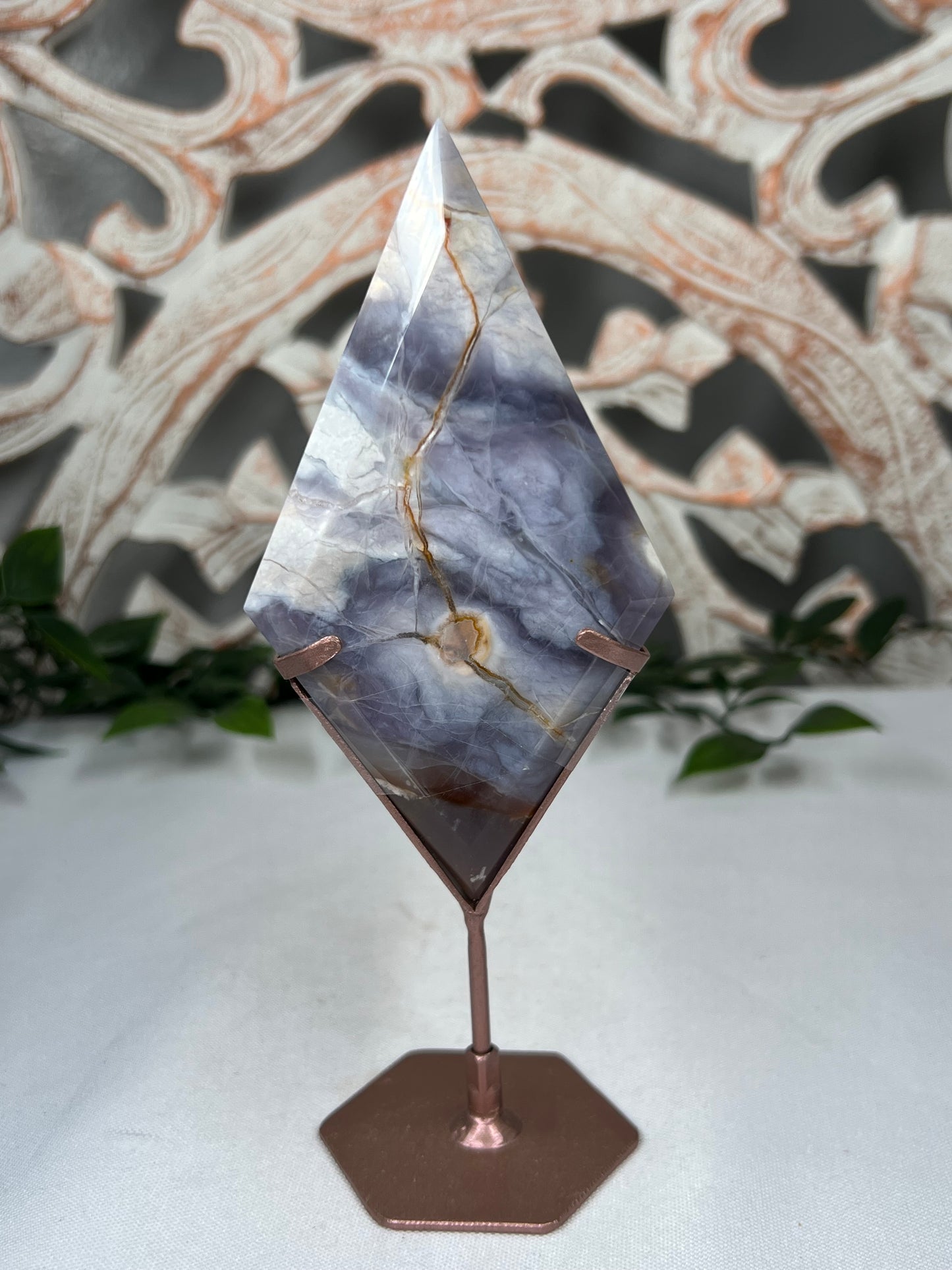 Purple Chalcedony Diamond