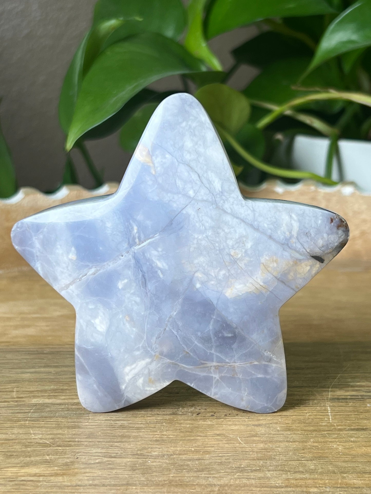 Purple Chalcedony Star