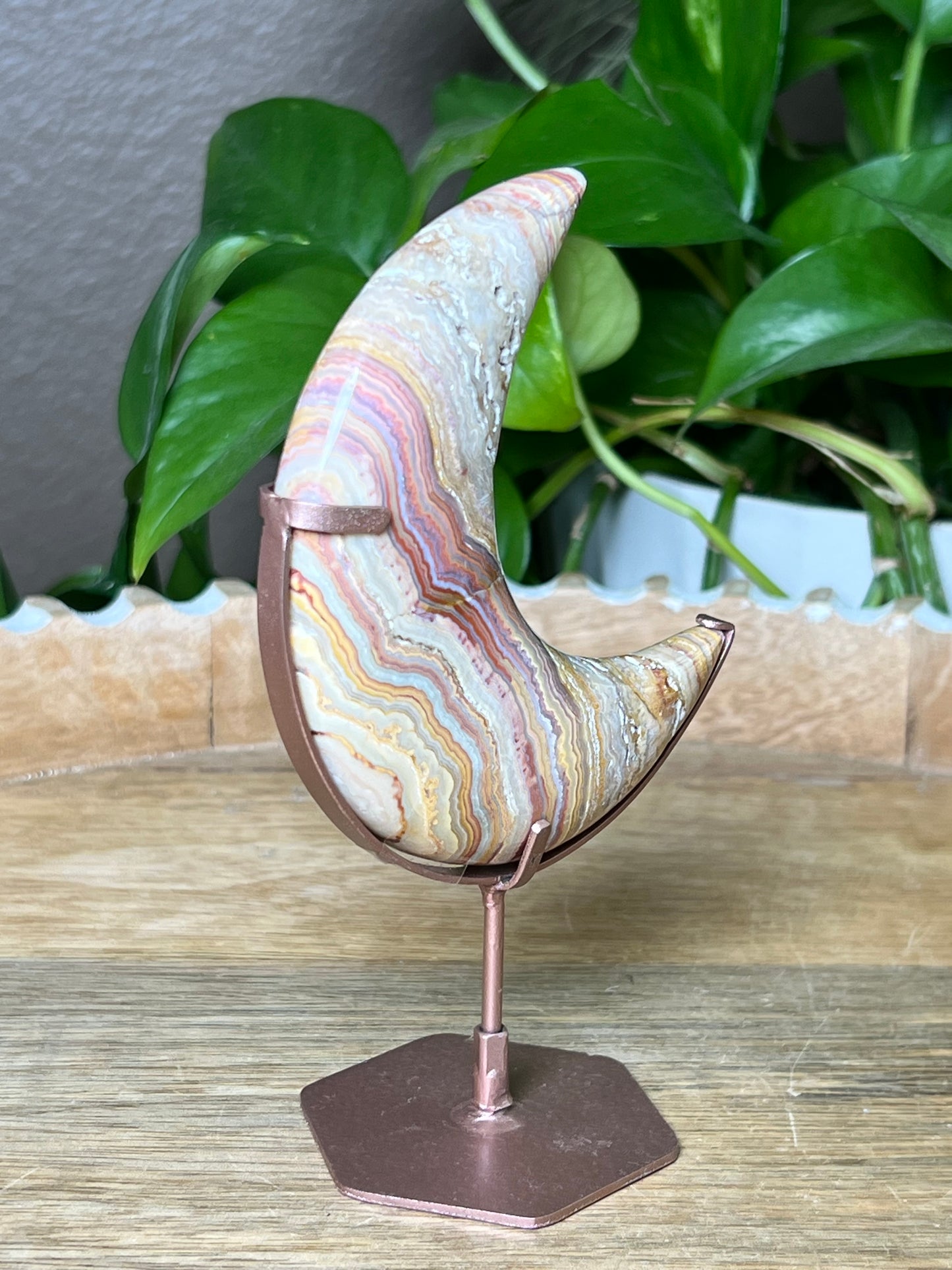 Crazy Lace Agate Moon