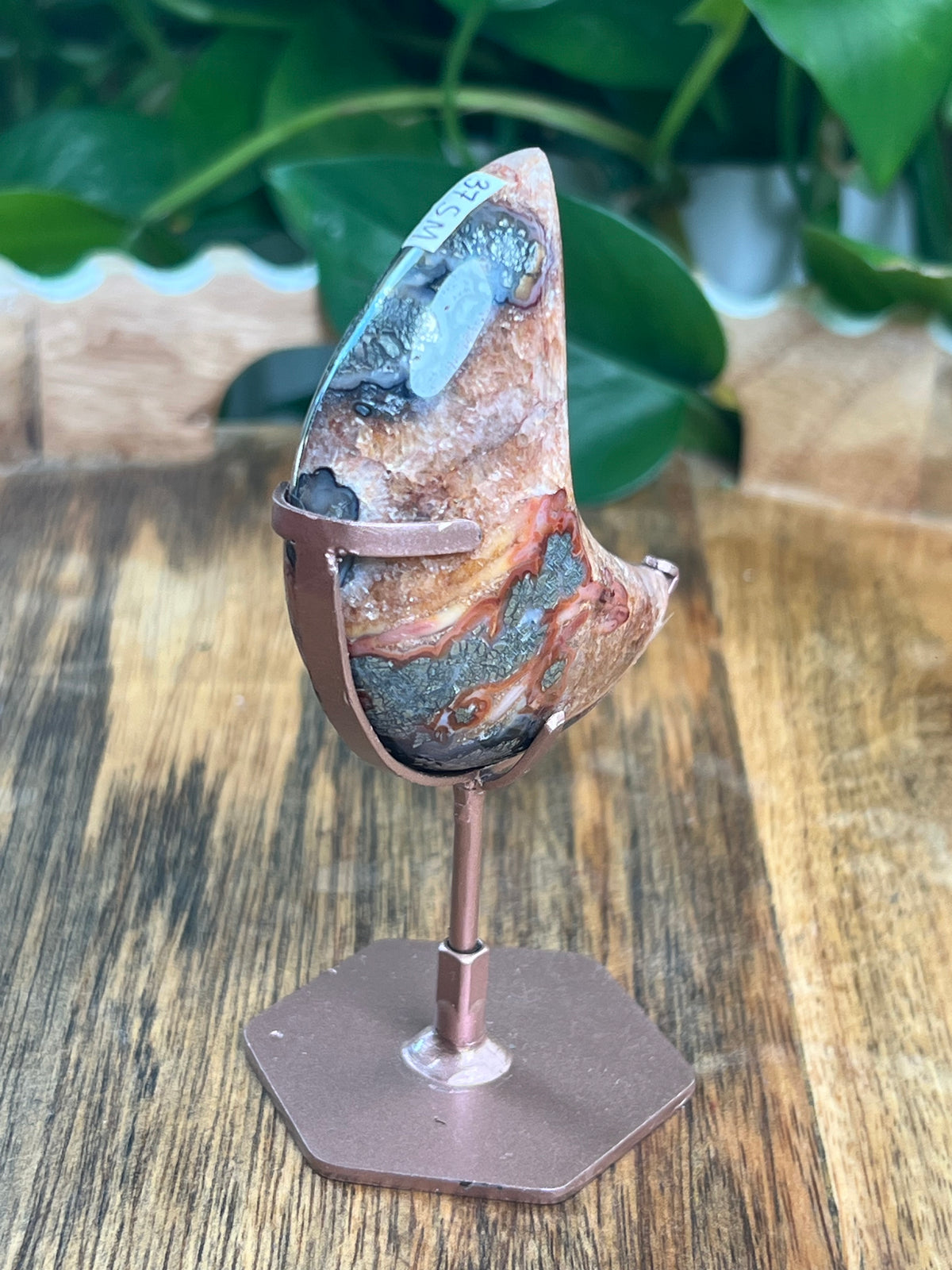 Marcasite Mini Puffy Moon: SM