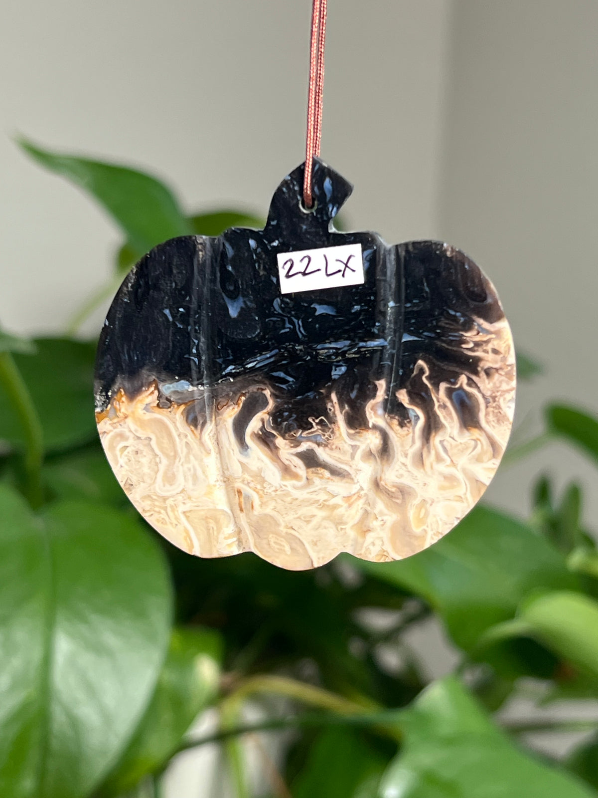 Palm Root Pumpkin Ornaments