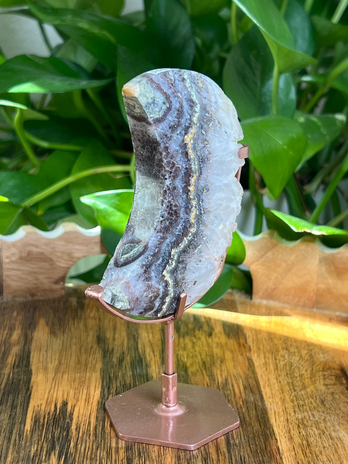 Amethyst Agate Moon: RD