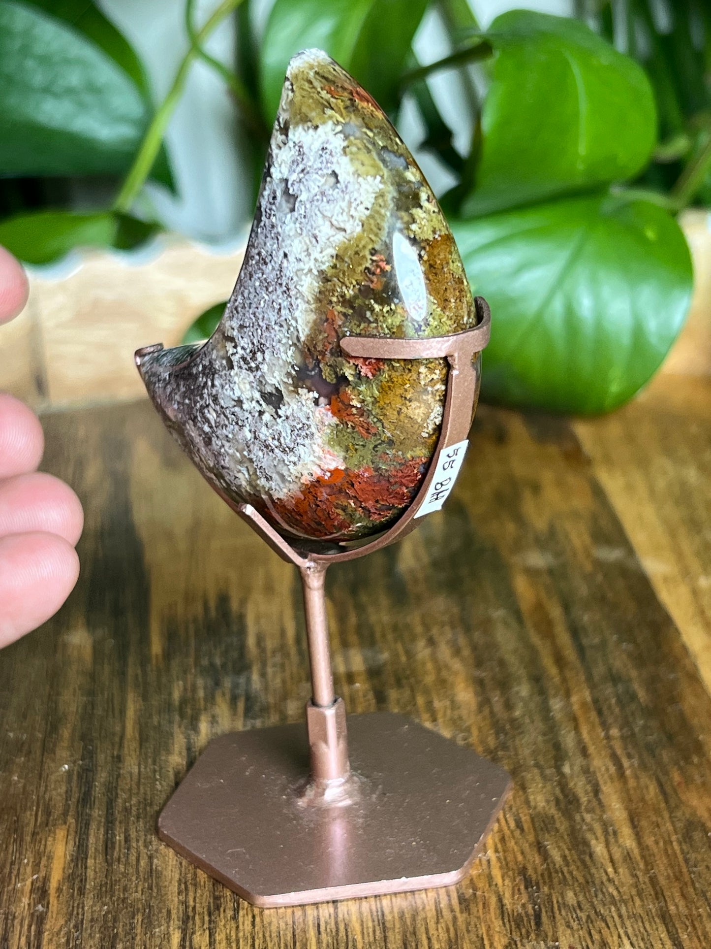Scenic Moss Agate Moon