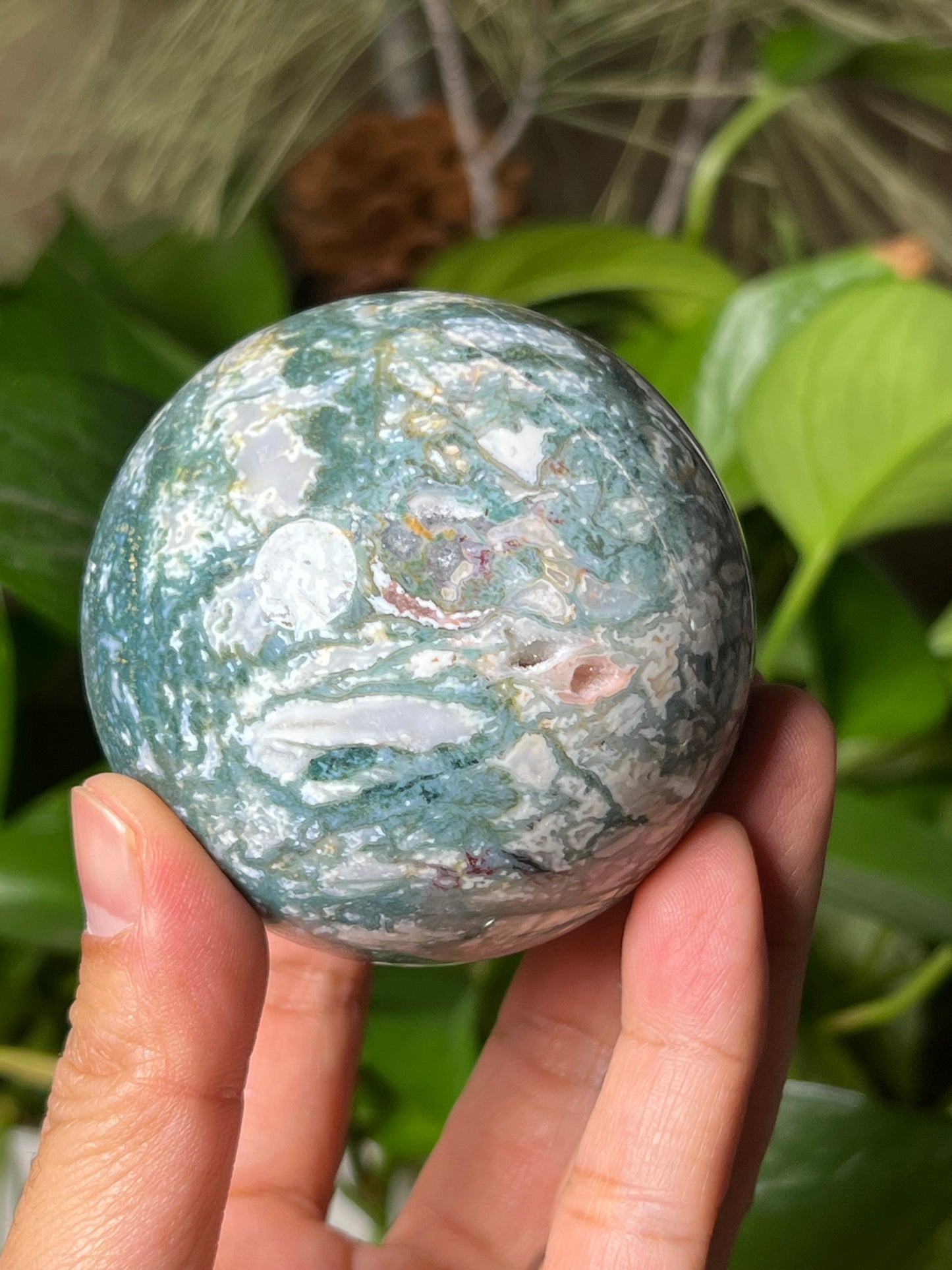 Moss Agate Sphere