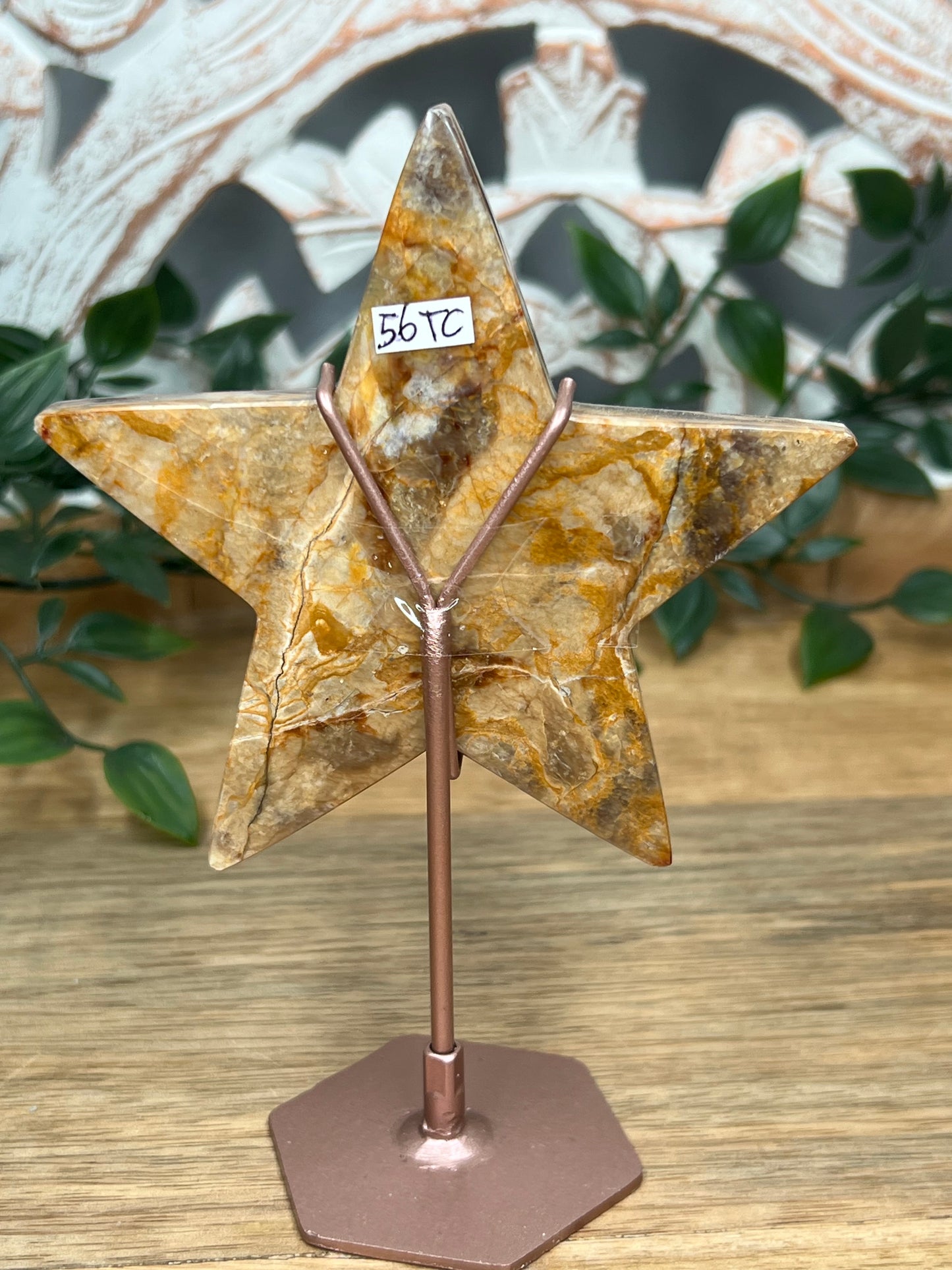 Purple Chalcedony Star