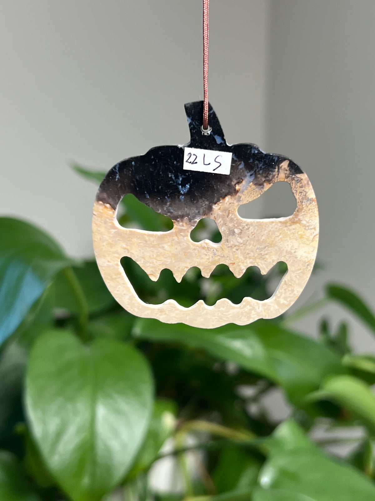 Palm Root Pumpkin Ornaments