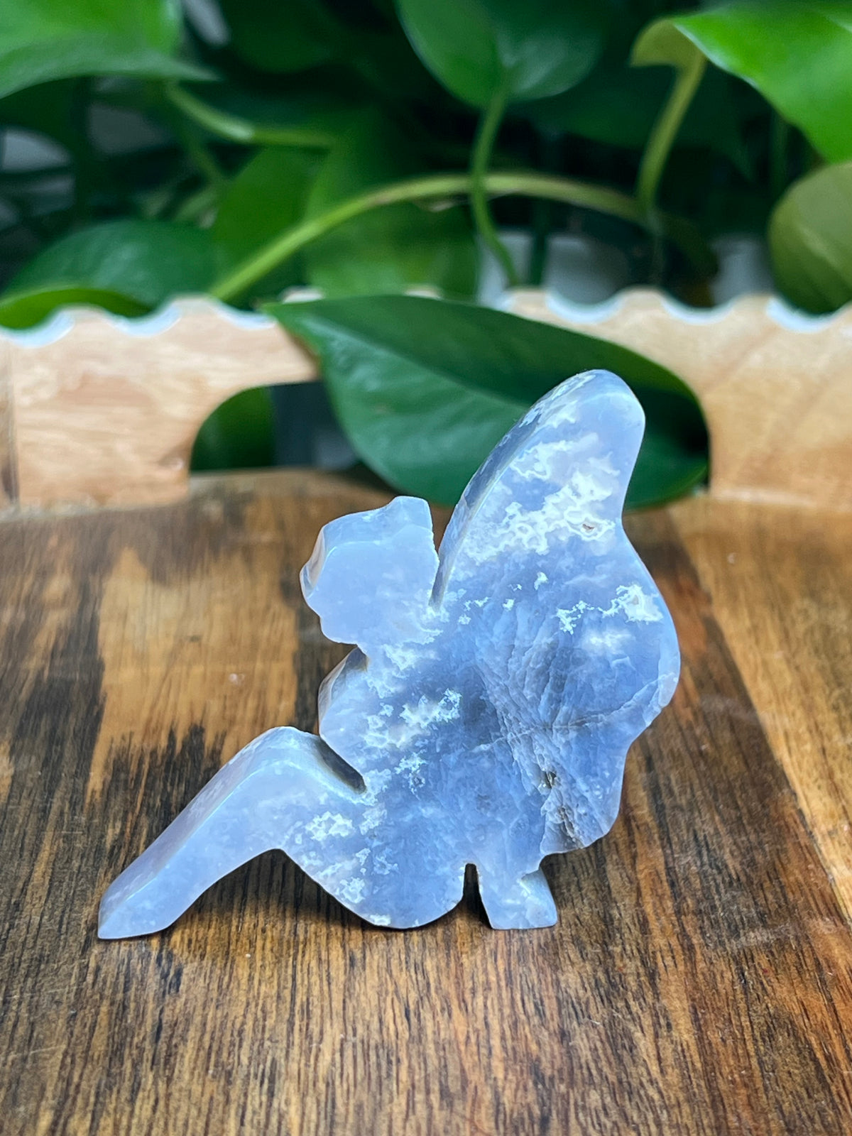 Blue Plume Agate Pixie Fairy: PC