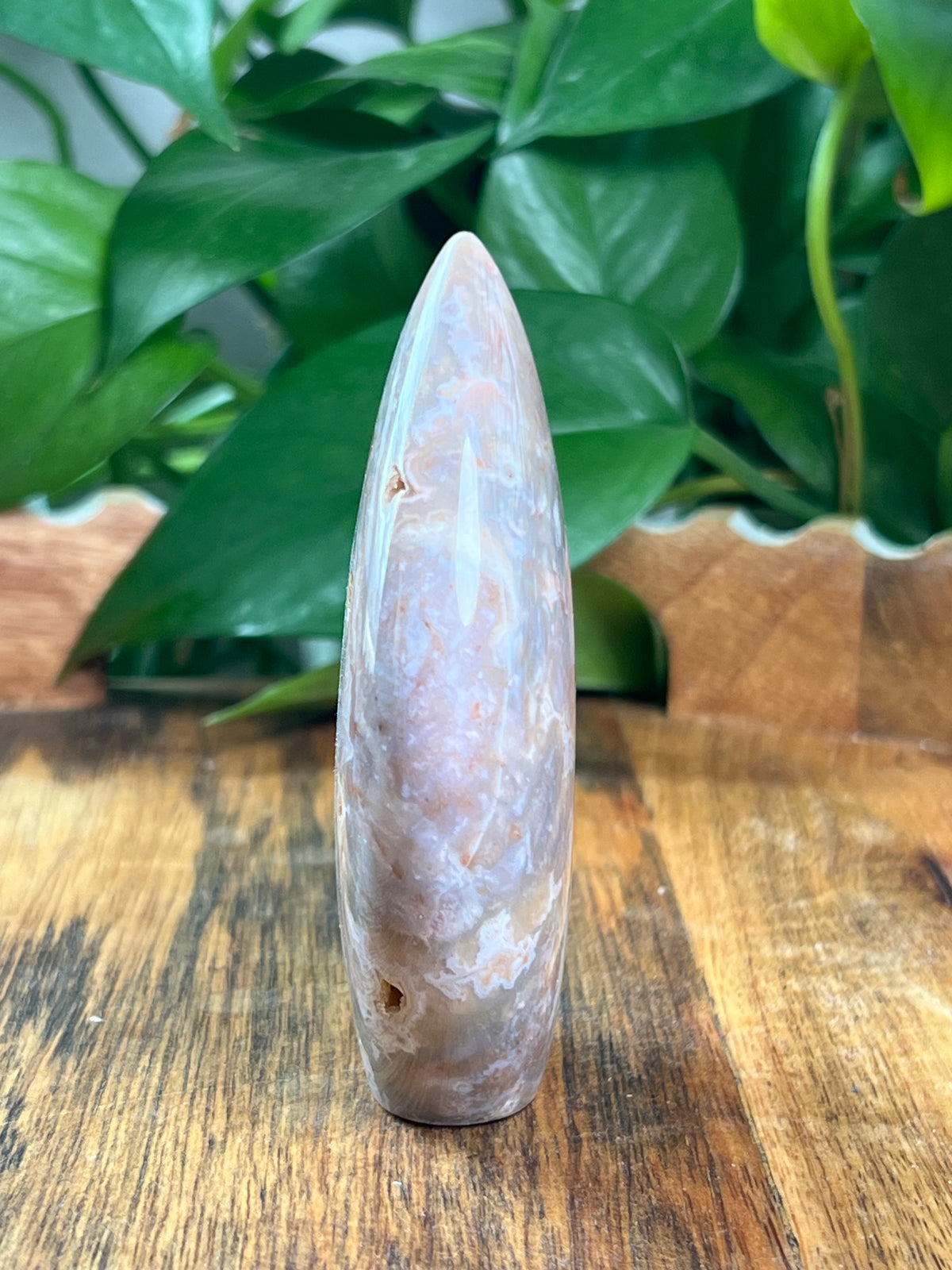 Sumatra Plume Agate Flame: AA