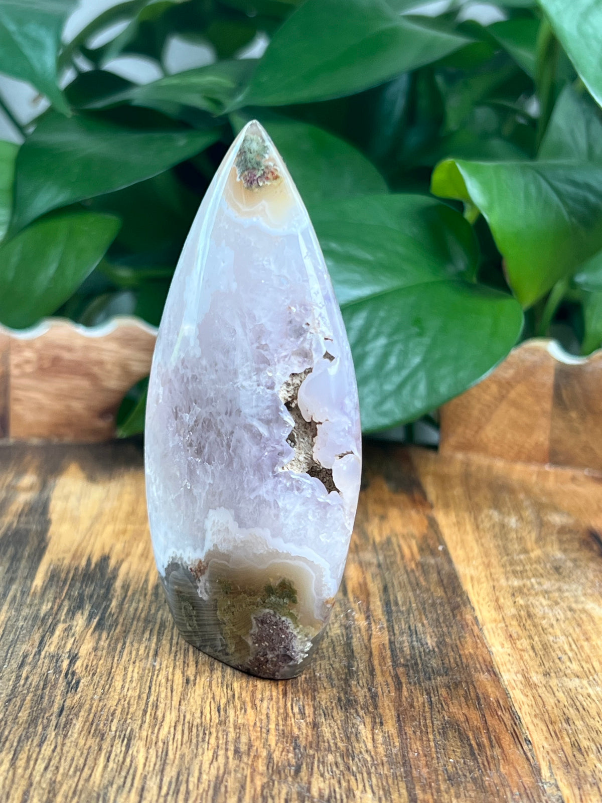 Scenic Moss Agate Flame: BZ