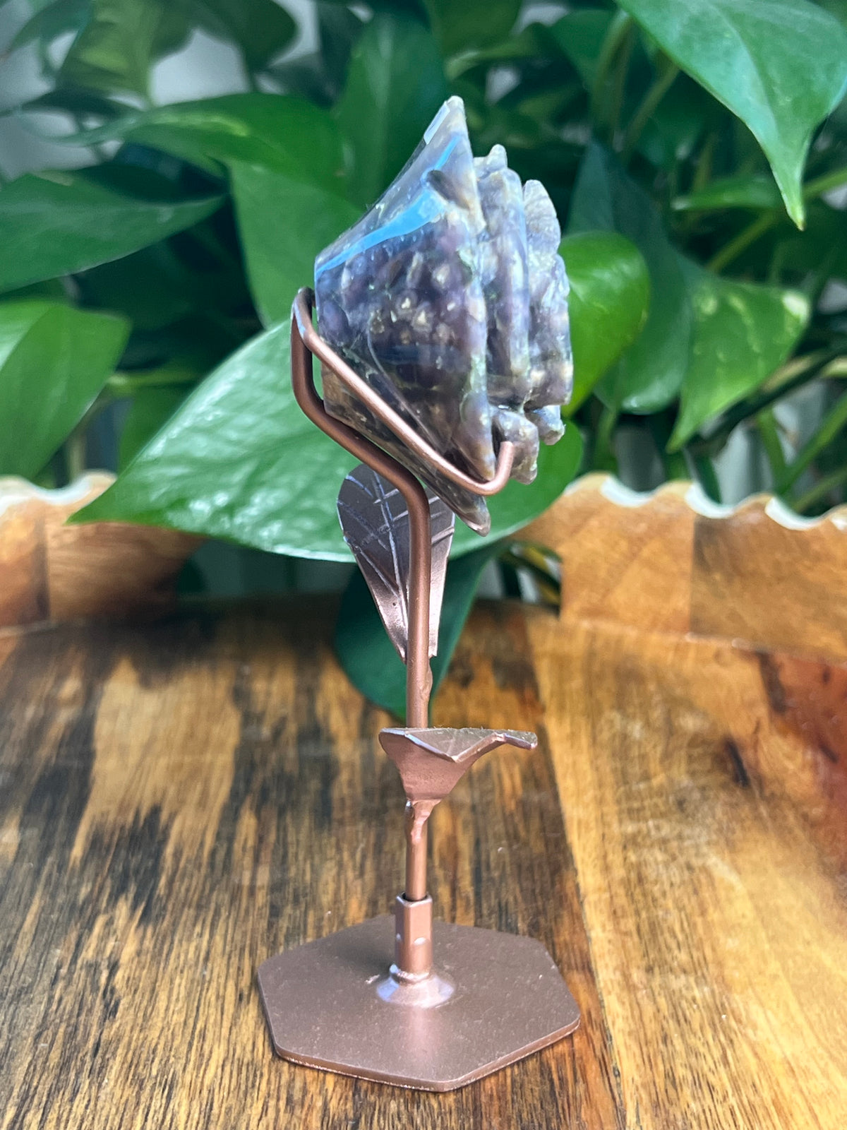 Grape Agate Rose: D