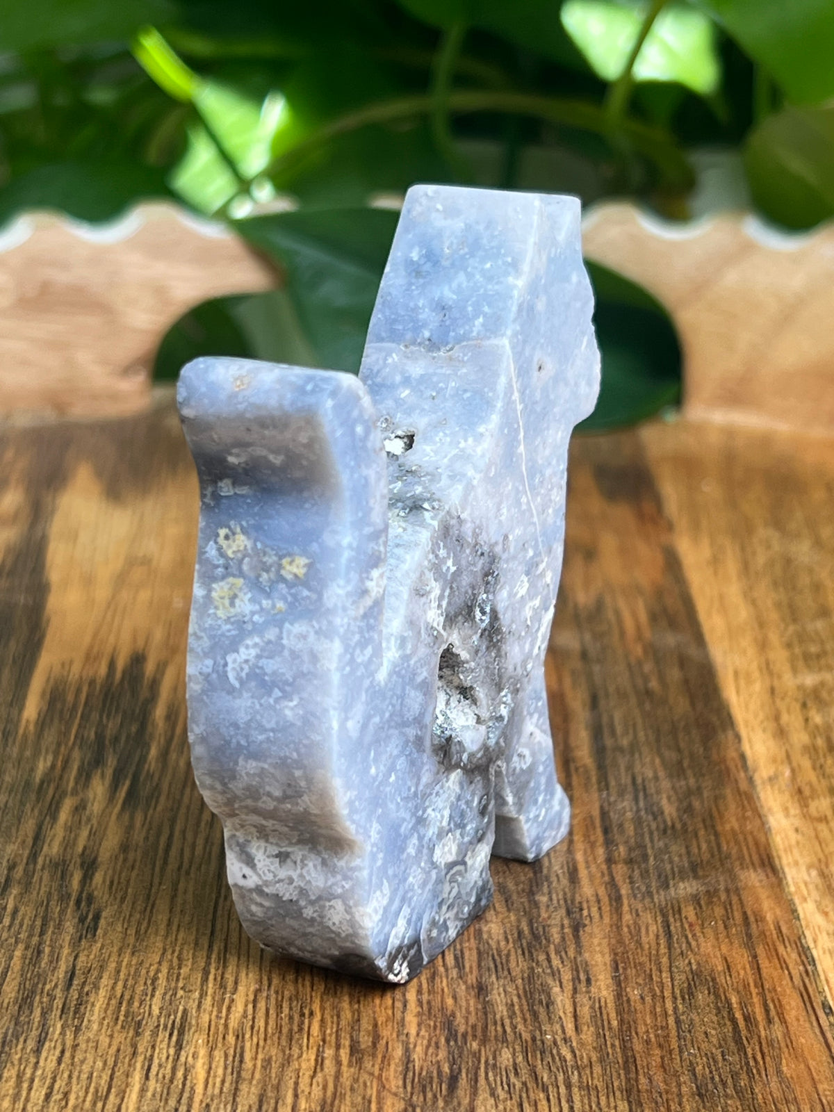 Blue Plume Agate Cat: AG