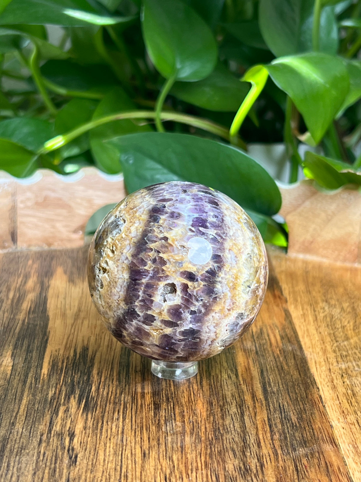 Indonesian Amethyst Sphere: AB