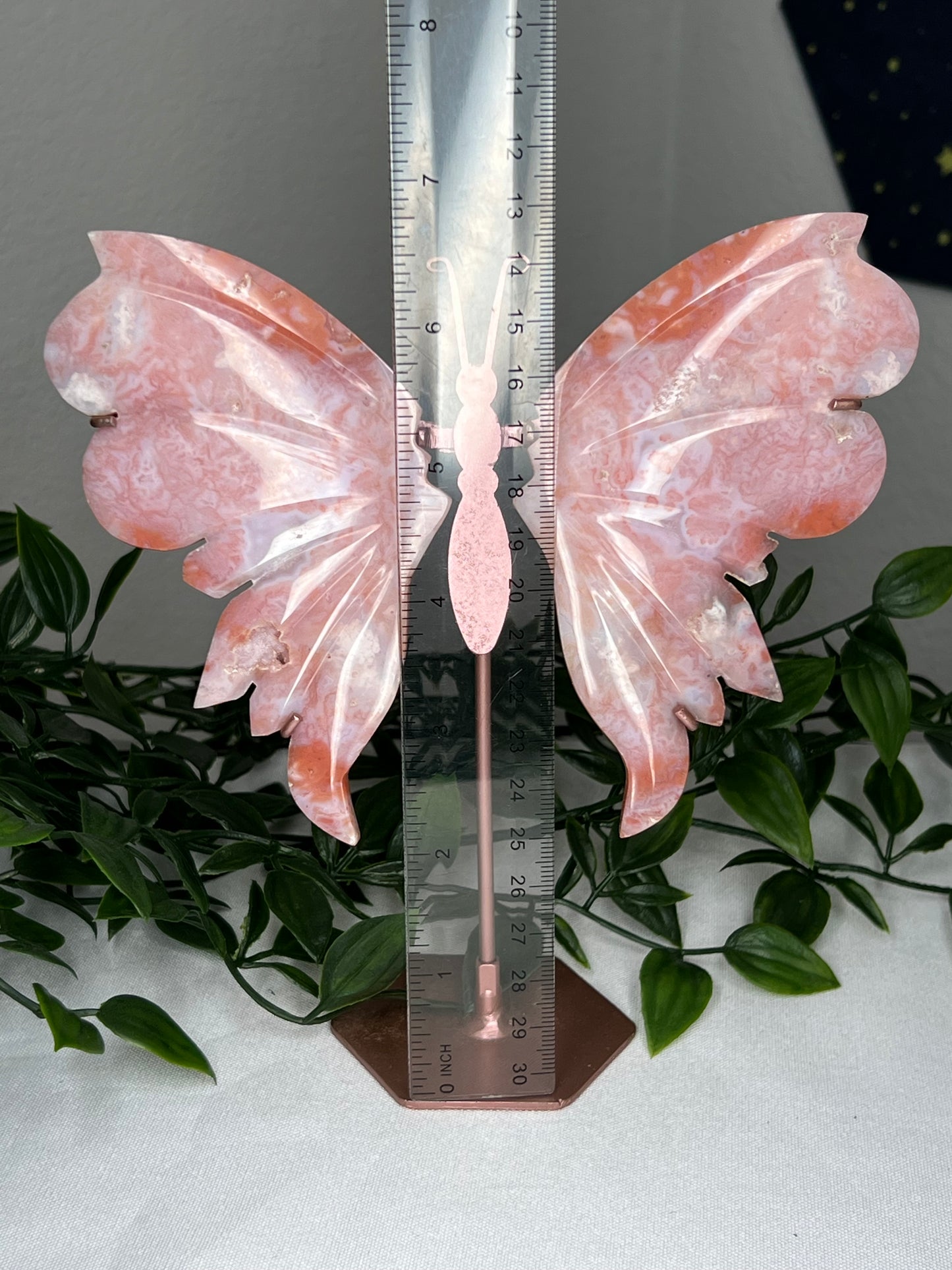 Pink Carnelian Wings