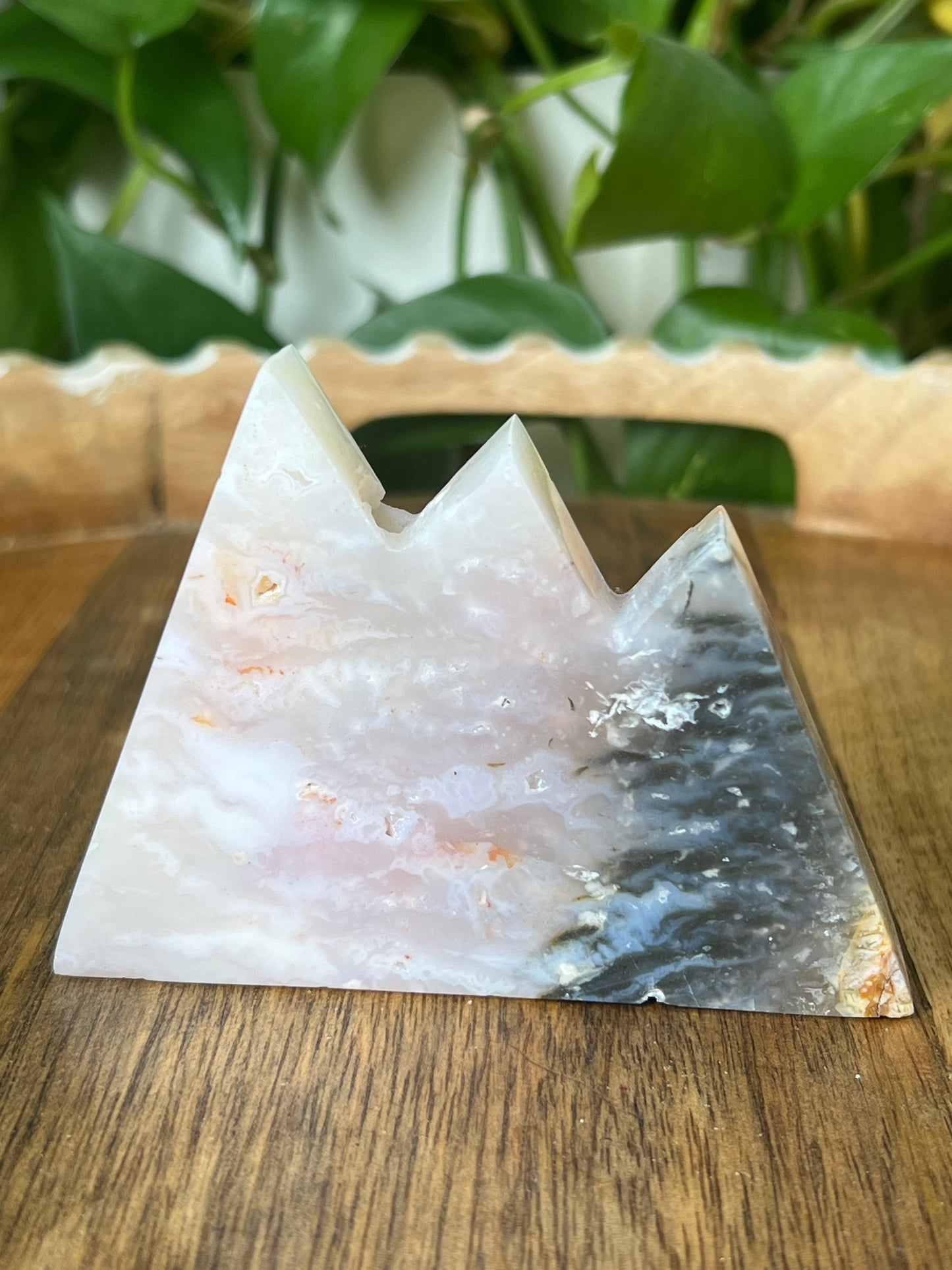 Rainbow Plume Agate Mountain