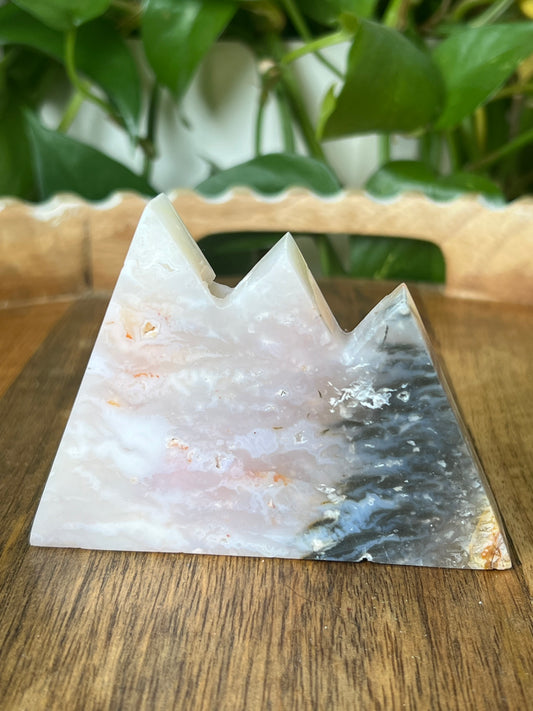 Rainbow Plume Agate Mountain