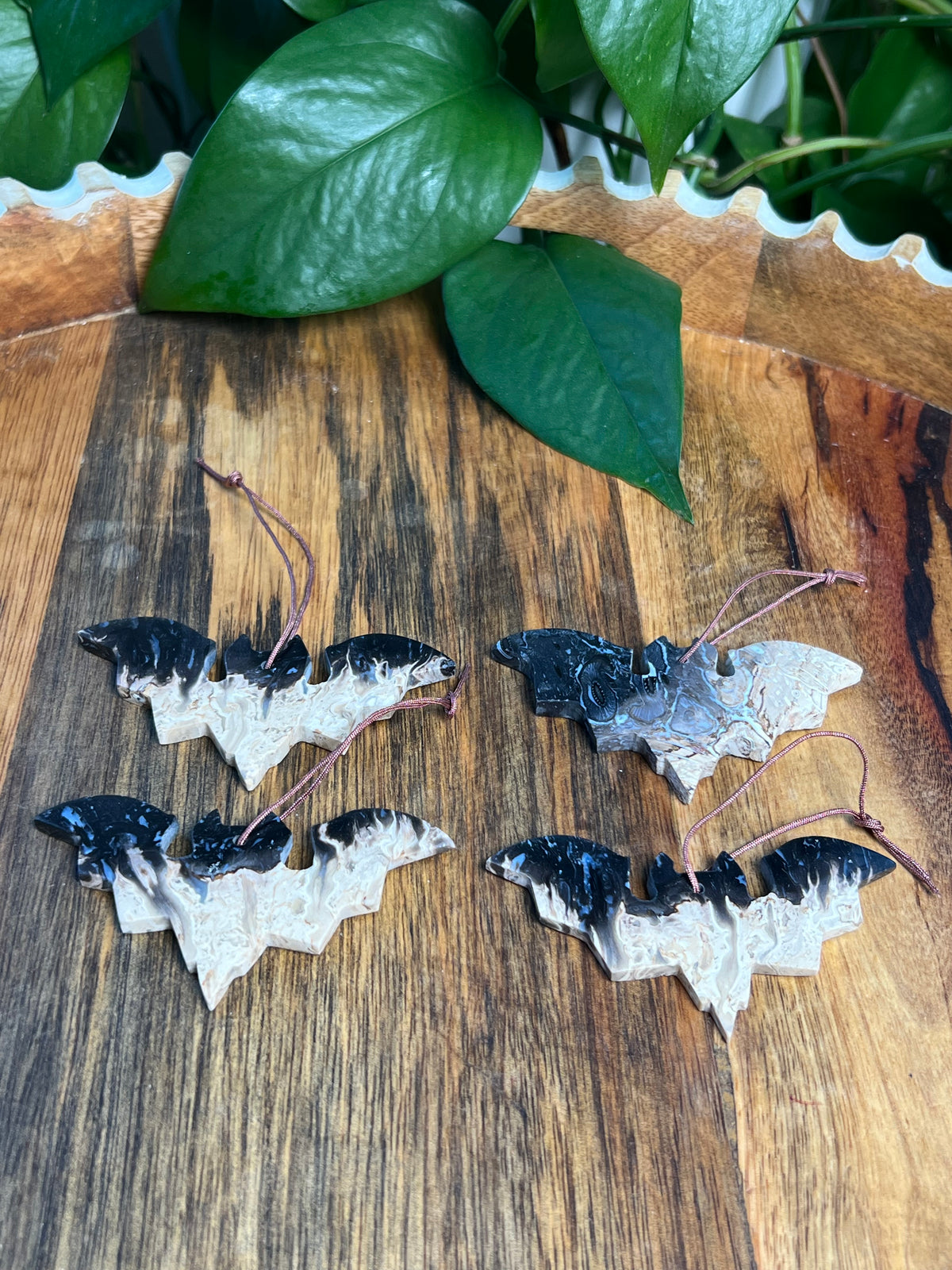 Palm Root Bats Ornaments