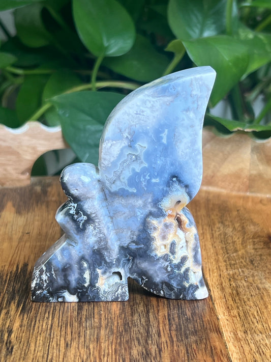 Blue Plume Agate Fairy: NS