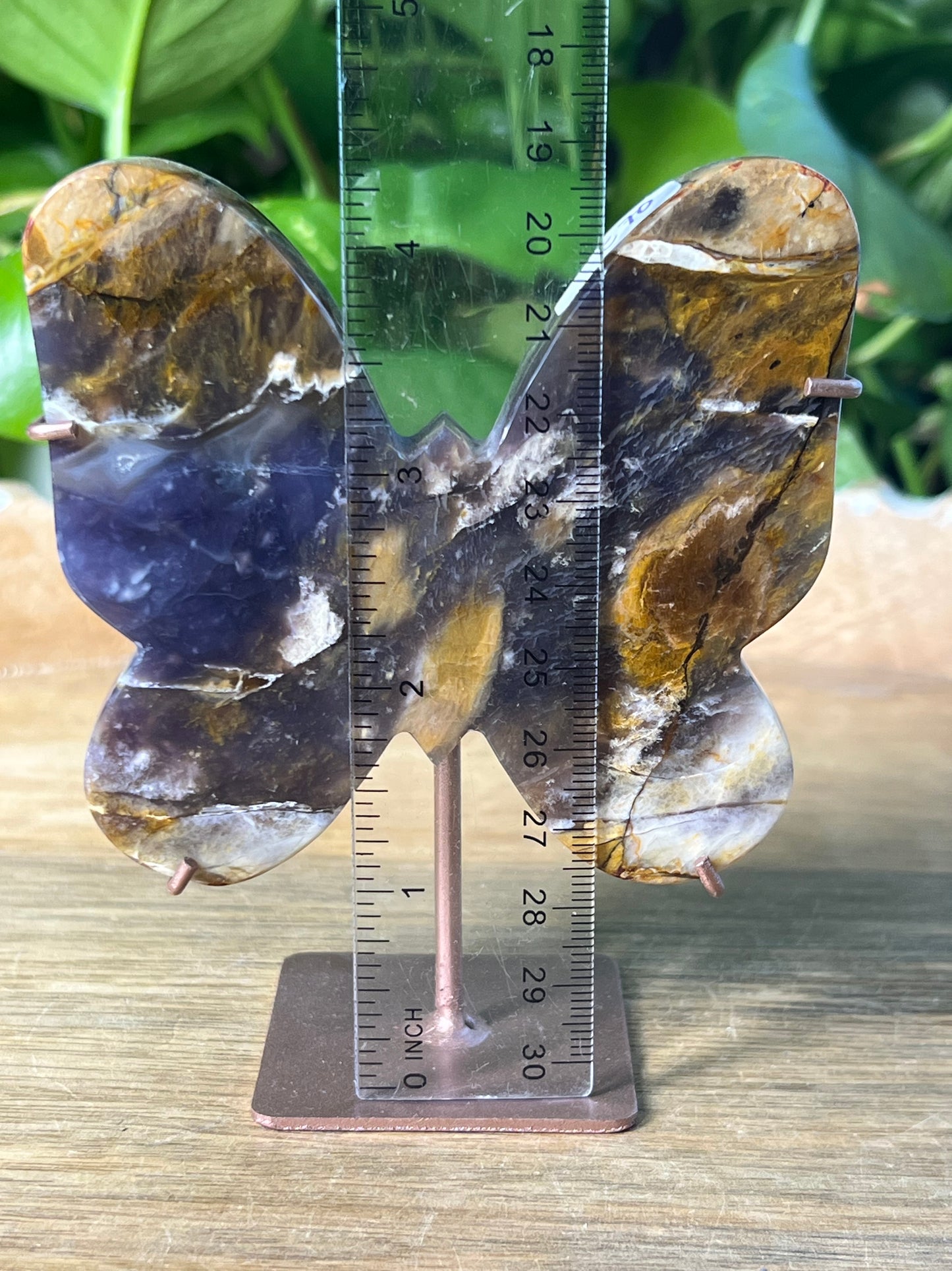 Purple Chalcedony Butterfly