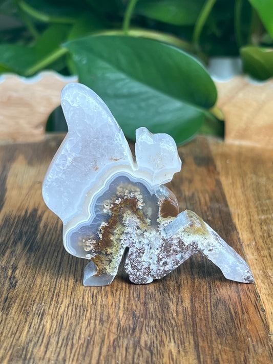 Scenic Moss Agate Pixie Fairy: B