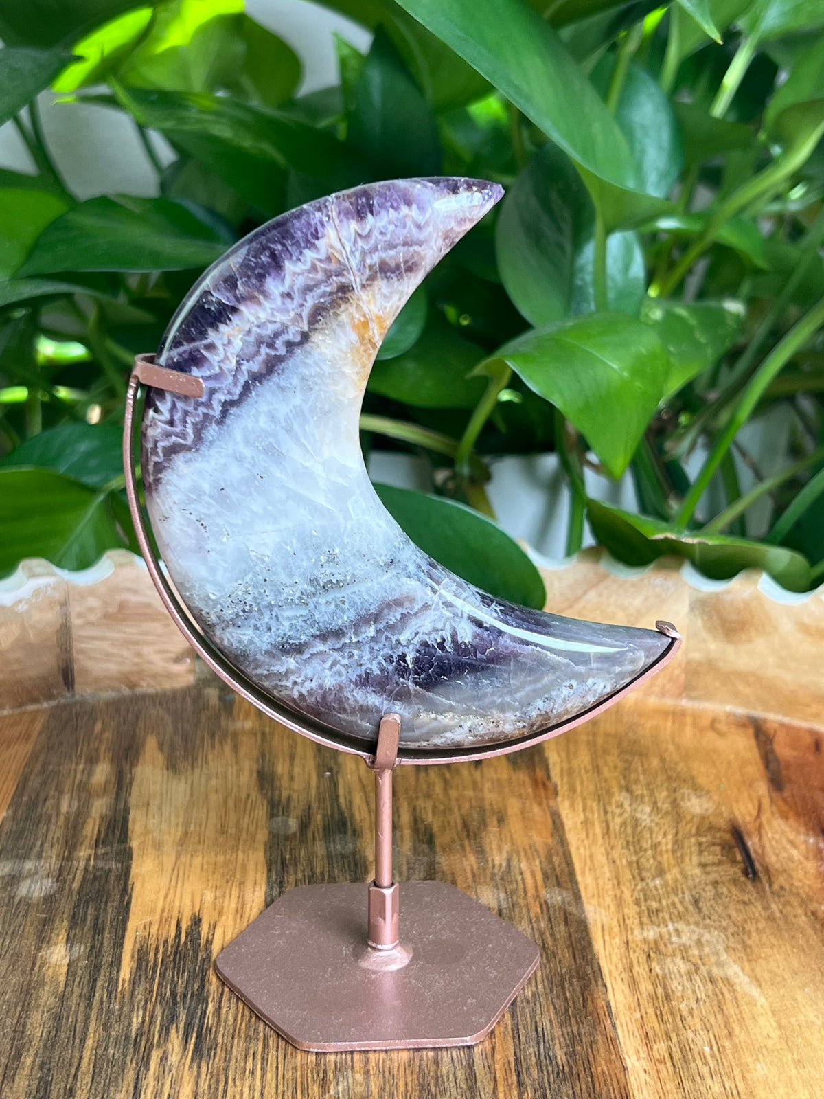 Indonesian Amethyst Moon: QR