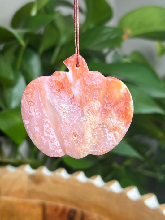 Carnelian Ornament Pumpkin: F