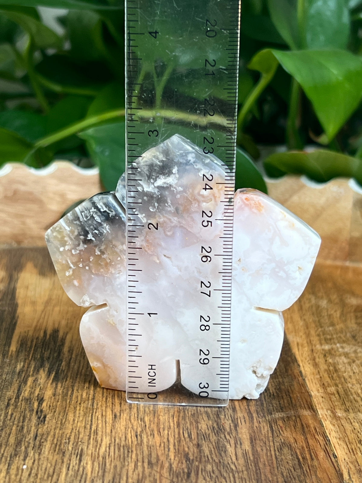 Rainbow Plume Agate Flower: PB