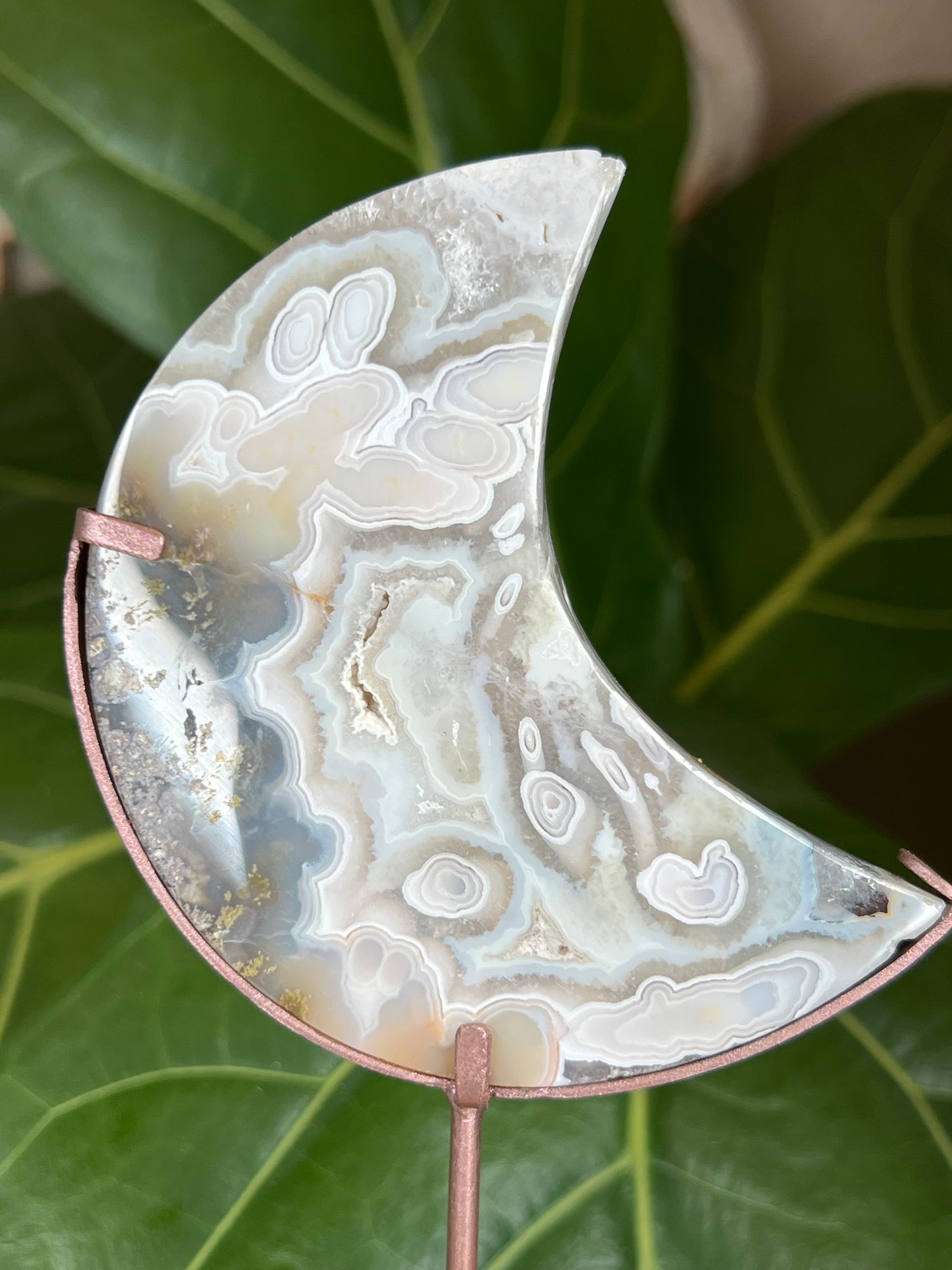 Scenic Moss Agate Moon