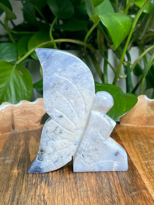 Blue Plume Agate Fairy: D