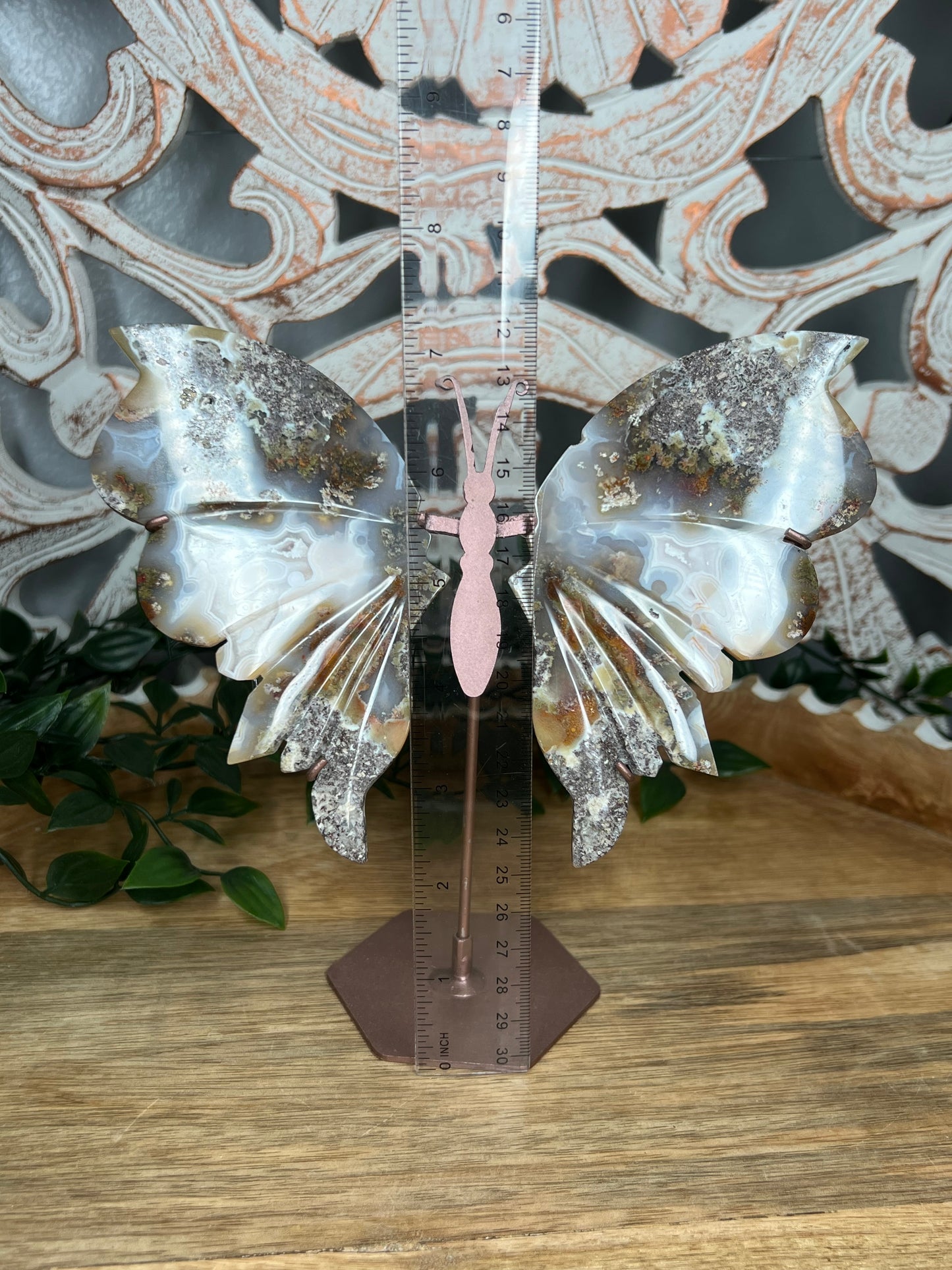 Scenic Moss Agate Wings