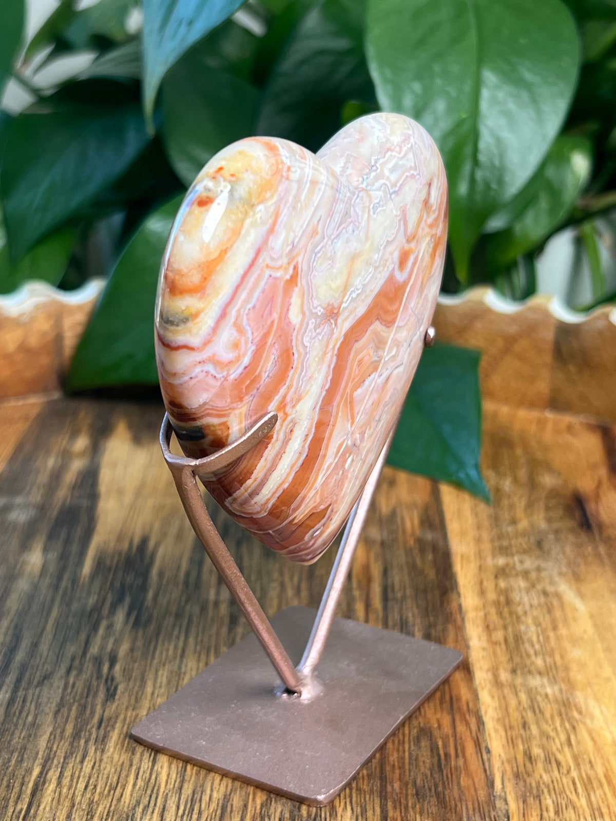 Crazy Lace Agate Heart: NA
