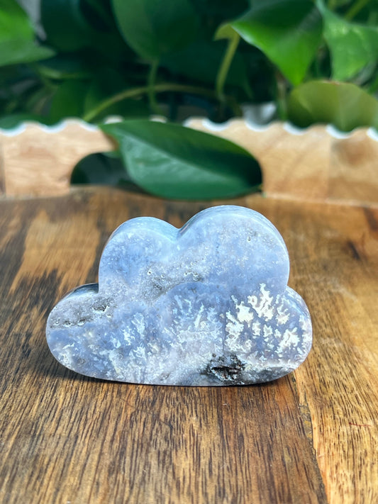 Blue Plume Agate Mini Cloud: PS