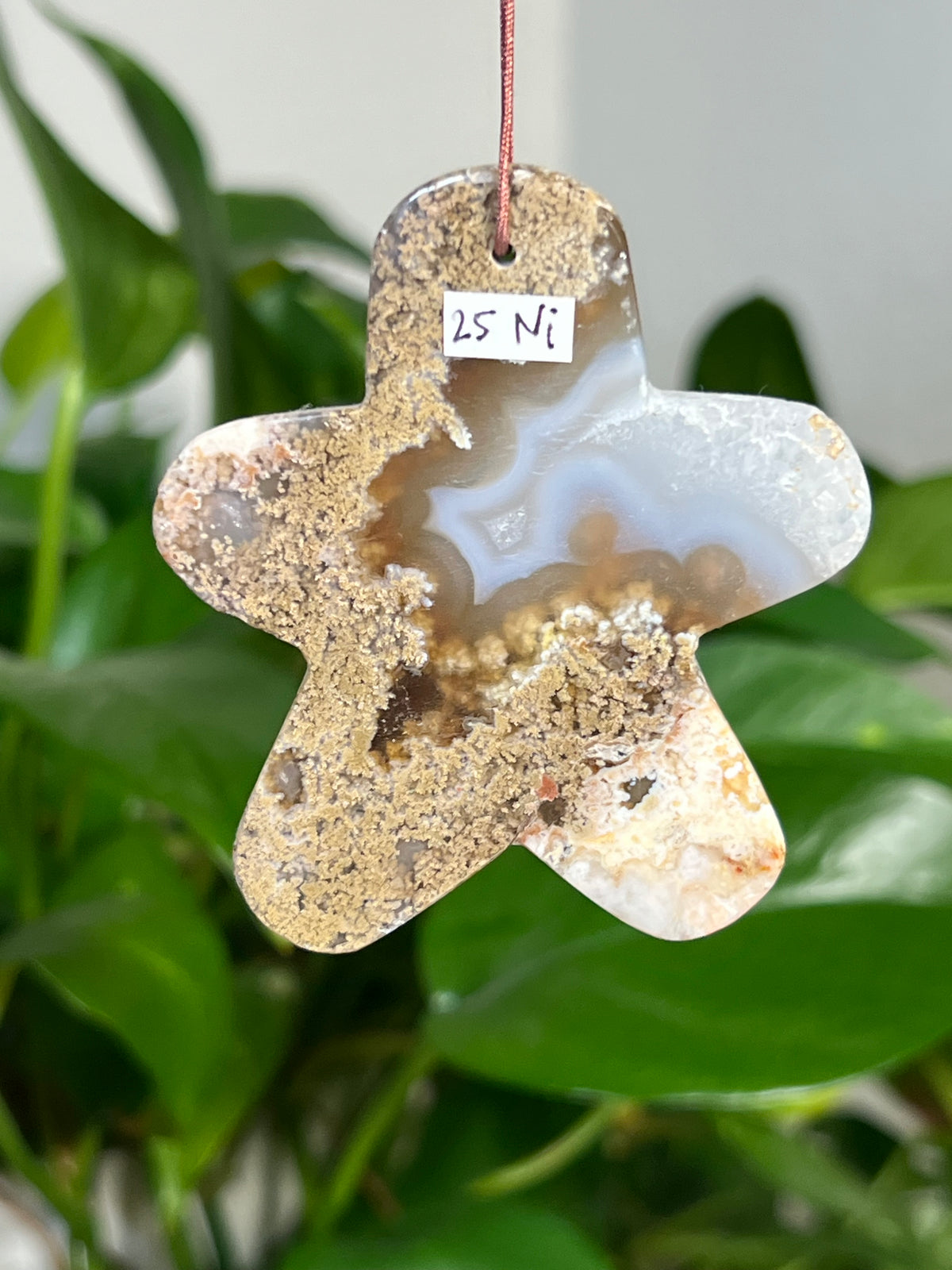 Scenic Moss Agate Gingerbread Ornaments