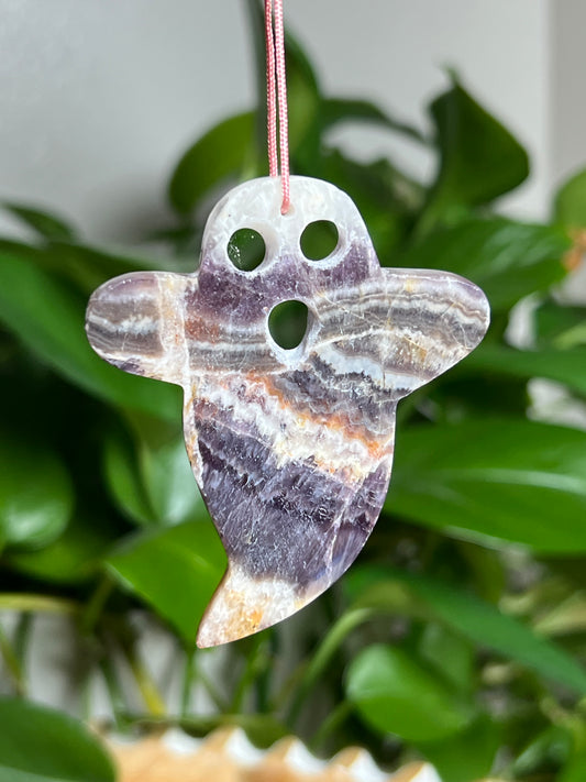 Indonesian Amethyst Ornament Ghost: AB