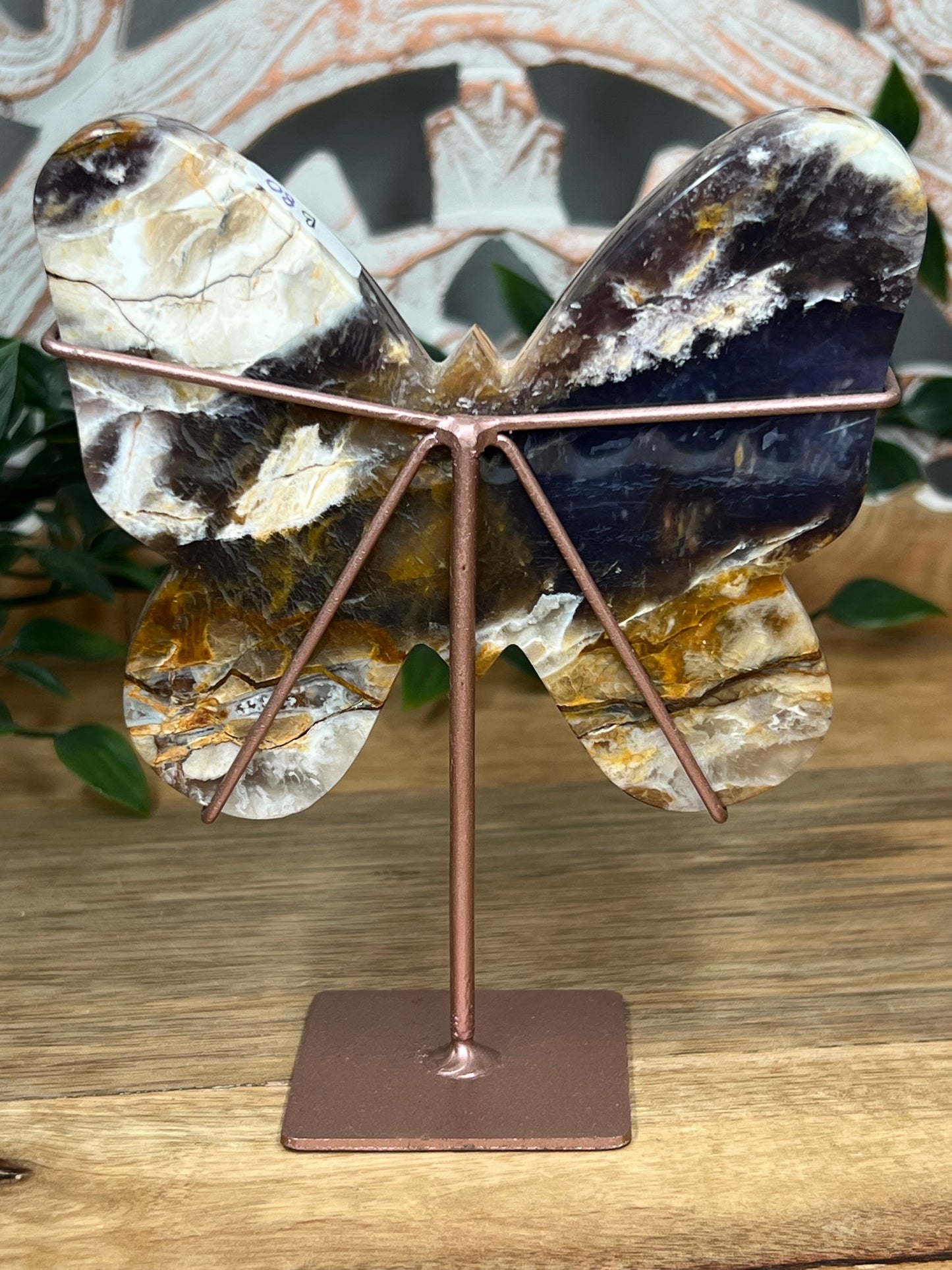 Purple Chalcedony Butterfly