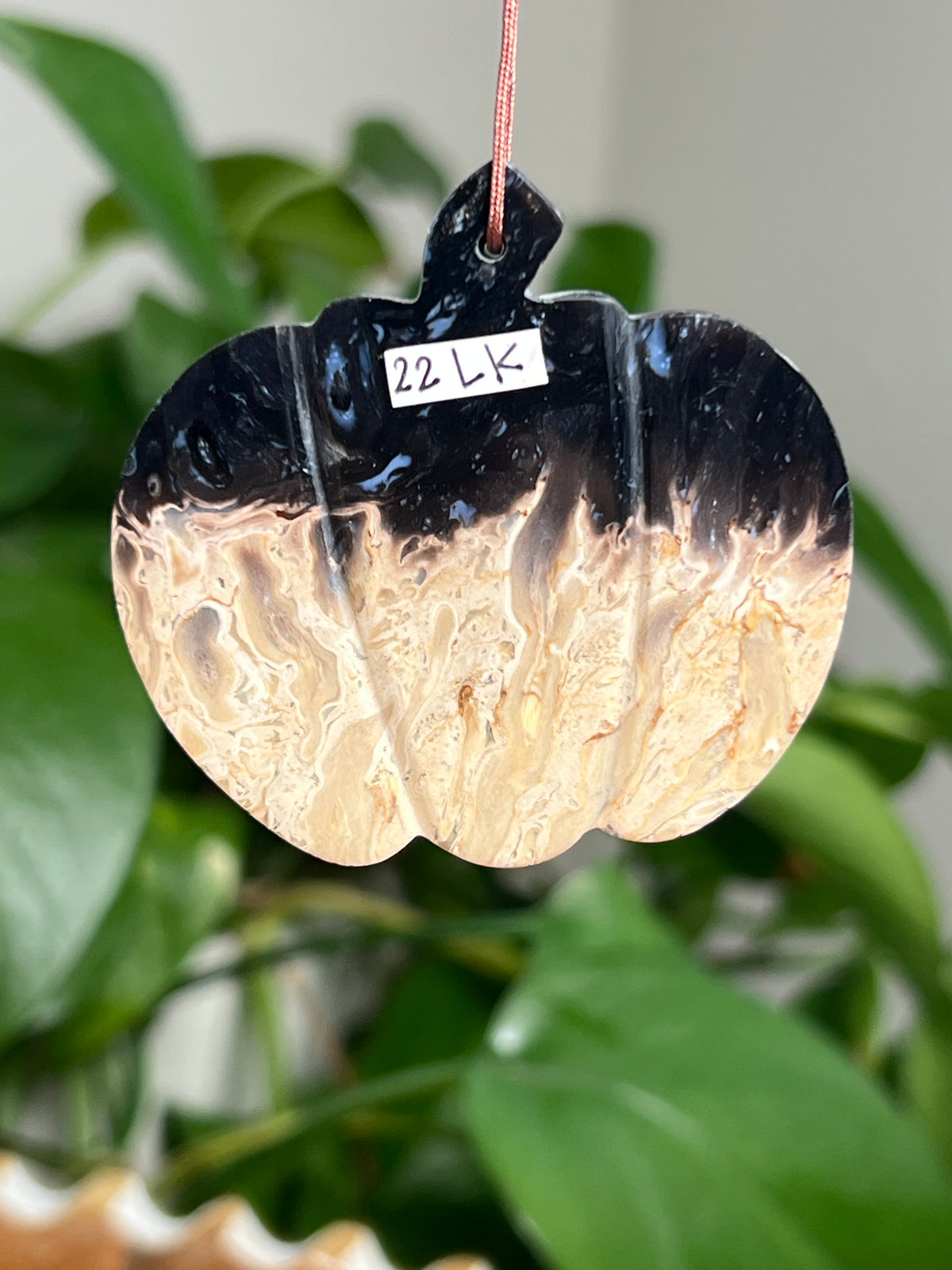 Palm Root Pumpkin Ornaments