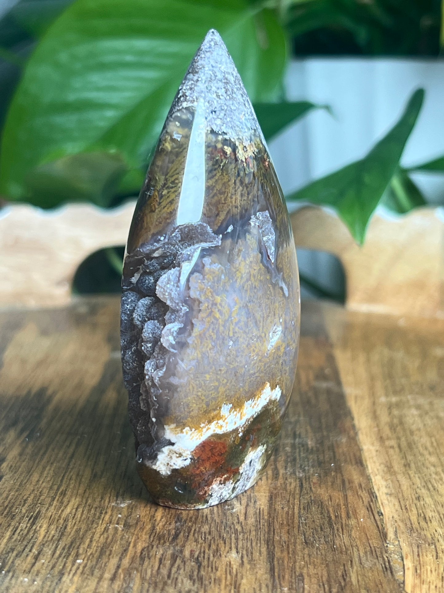 Scenic Moss Agate Flame BL