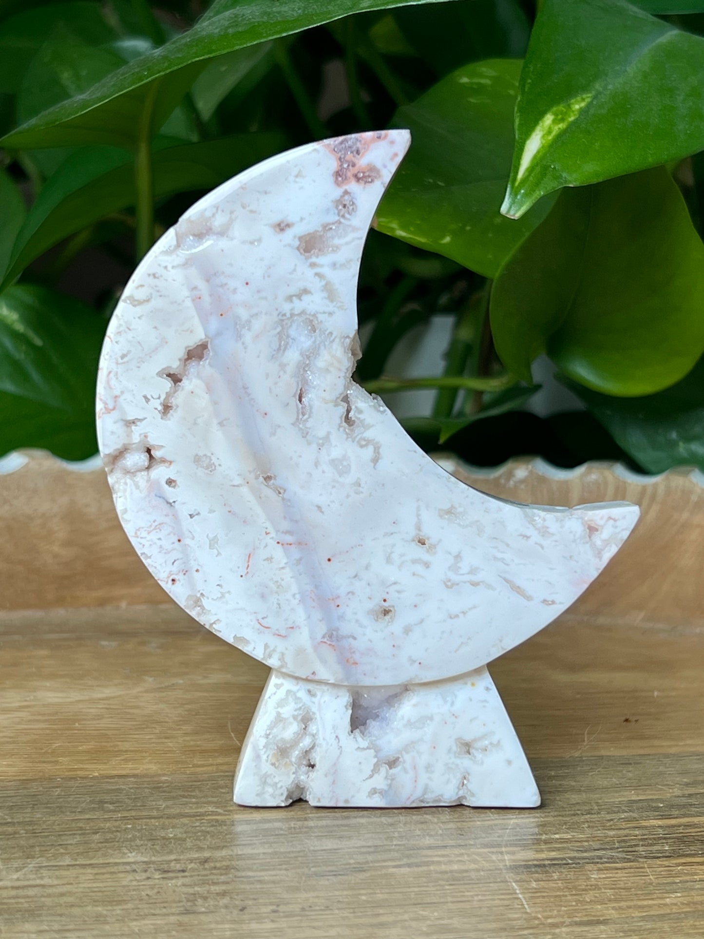 Pink Carnelian Moon