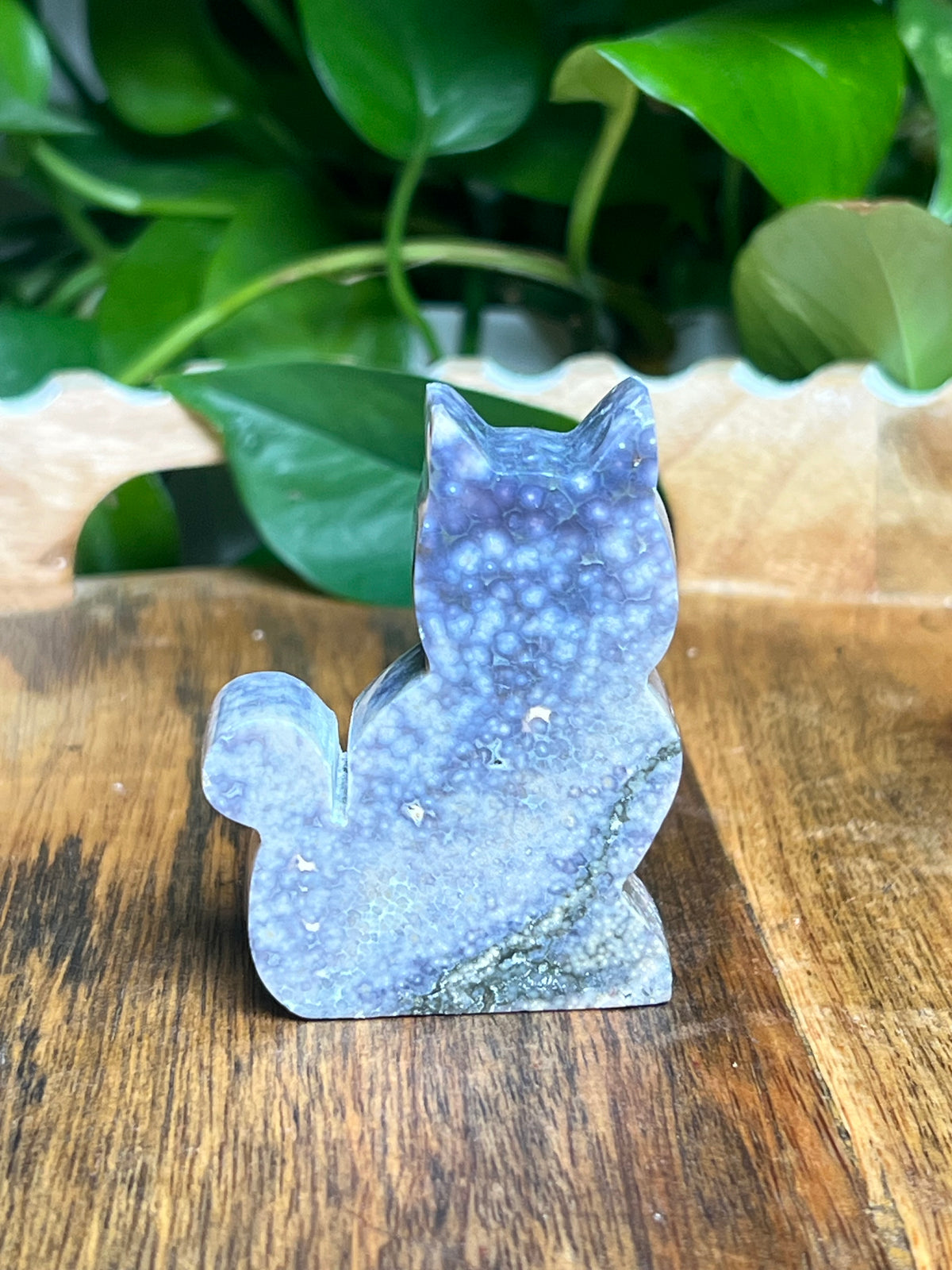 Grape Agate Mini Cat: BZ